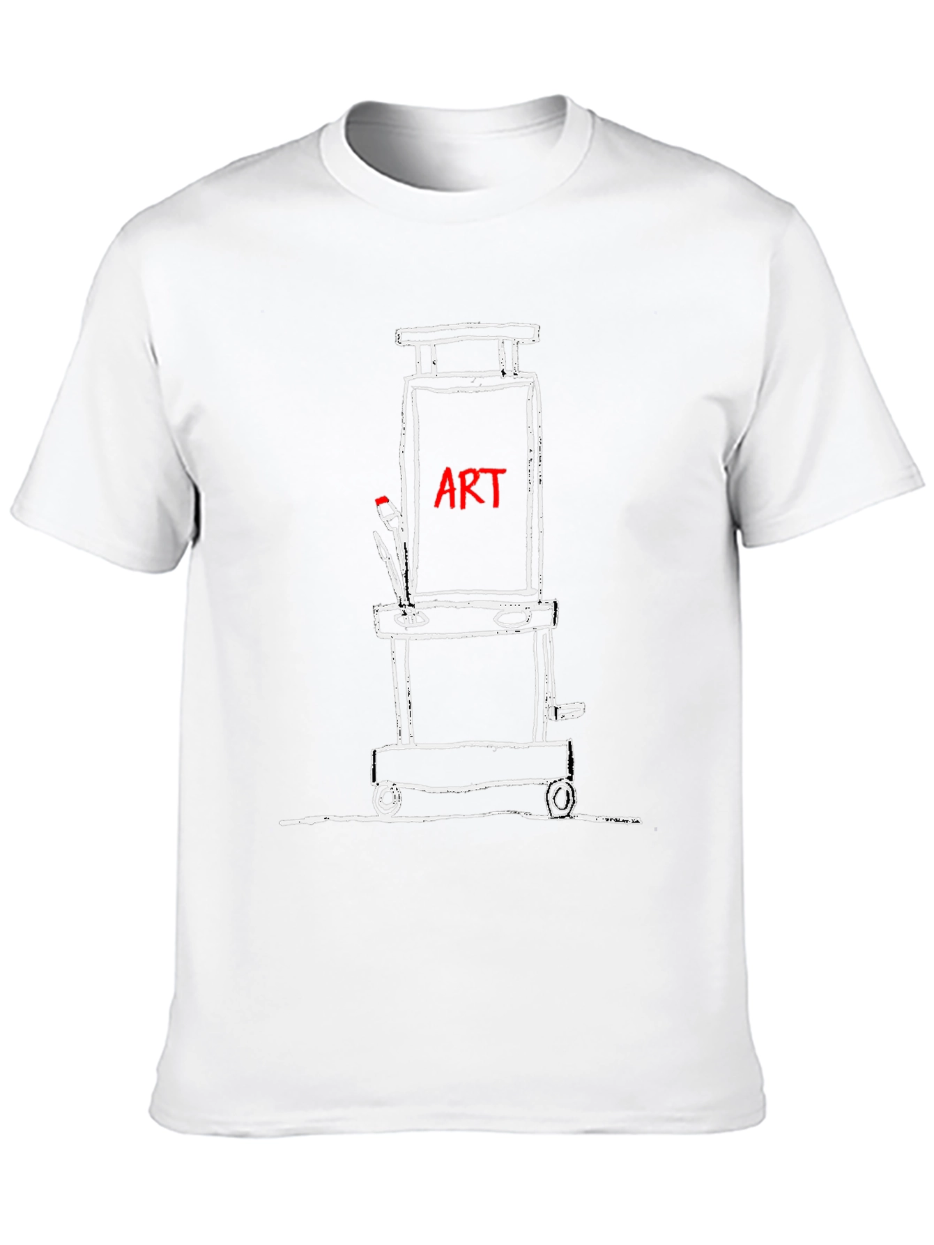 Artist Easel T-Shirt - Art Lover Tee