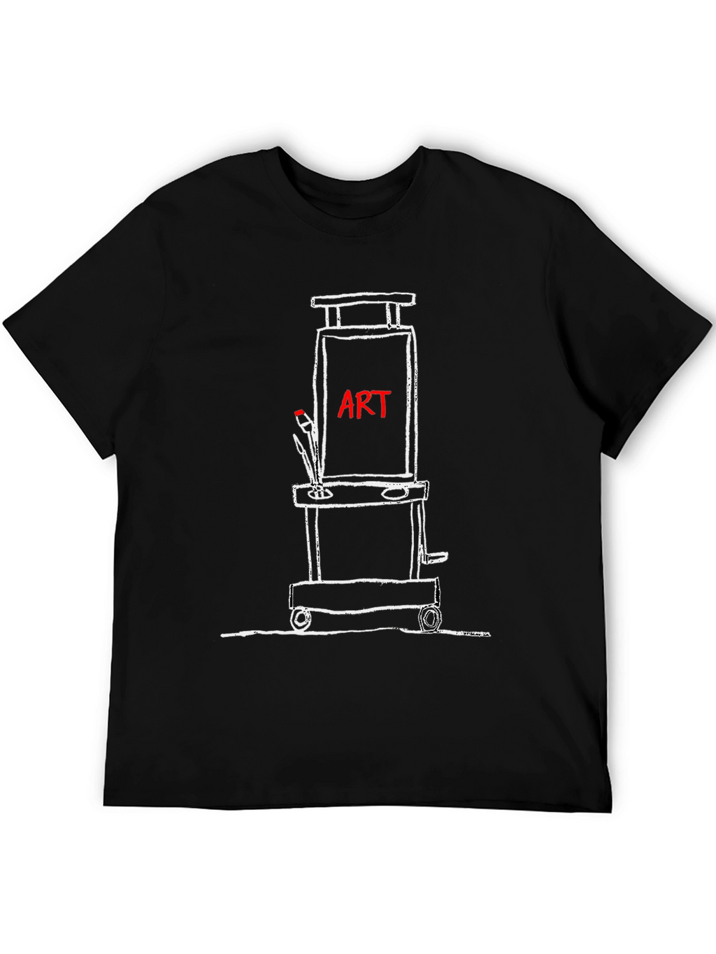 Artist Easel T-Shirt - Art Lover Tee