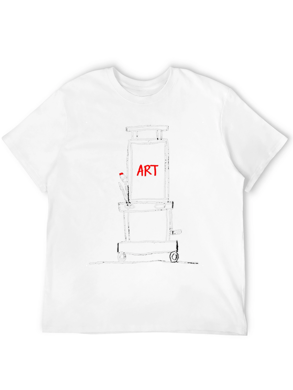 Artist Easel T-Shirt - Art Lover Tee