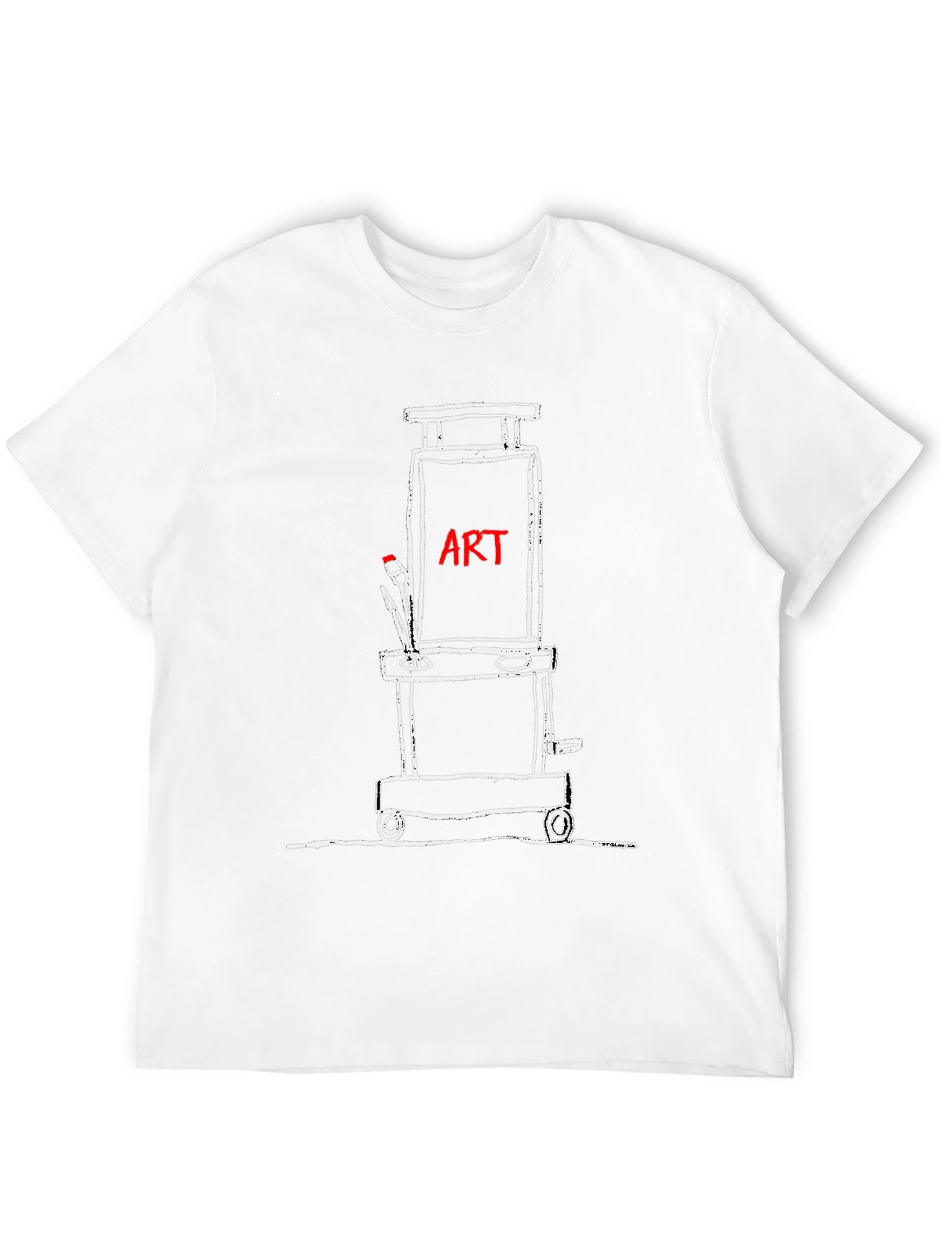 Artist Easel T-Shirt - Art Lover Tee