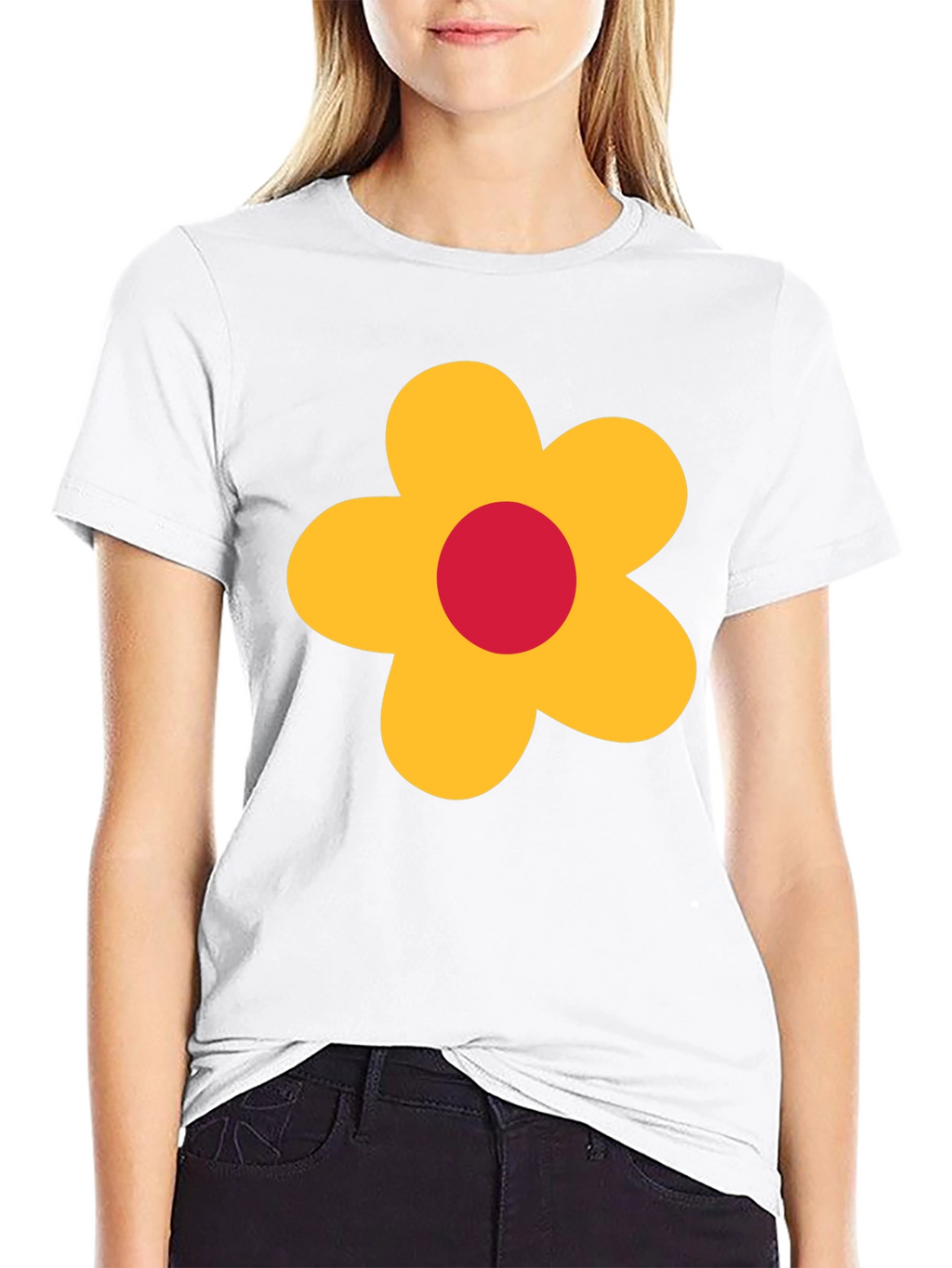 Retro Flower Graphic Tee - Classic Cool