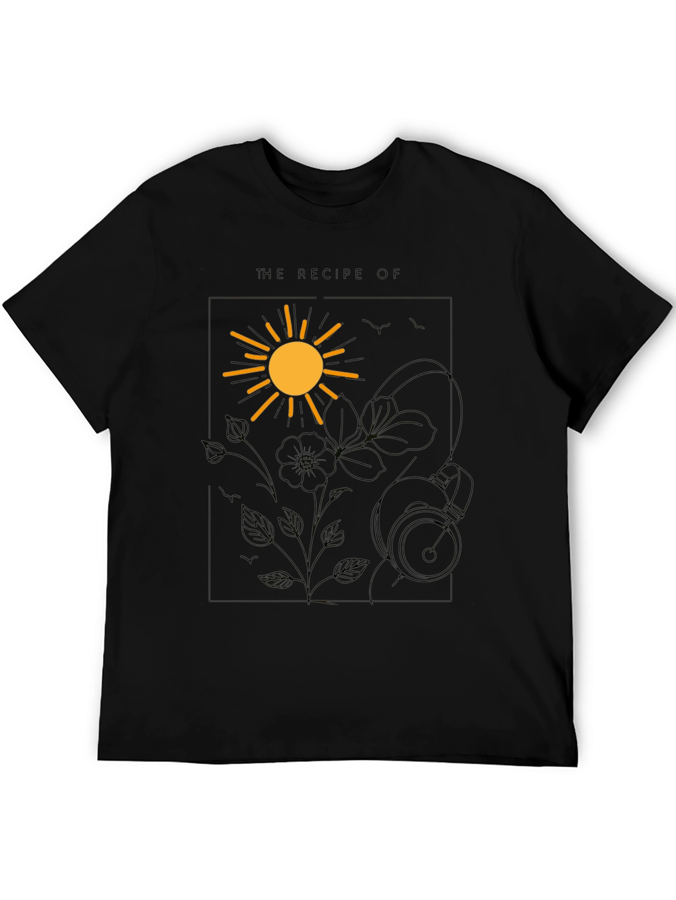 Recipe of Sunshine Graphic Tee - Black