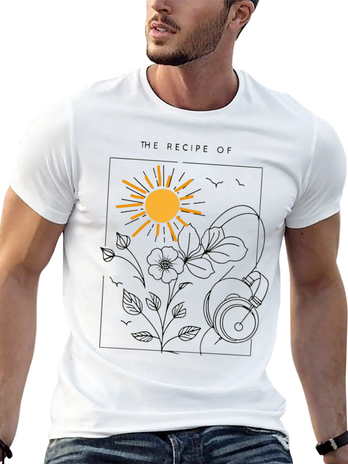 Recipe of Sunshine Graphic Tee - Black