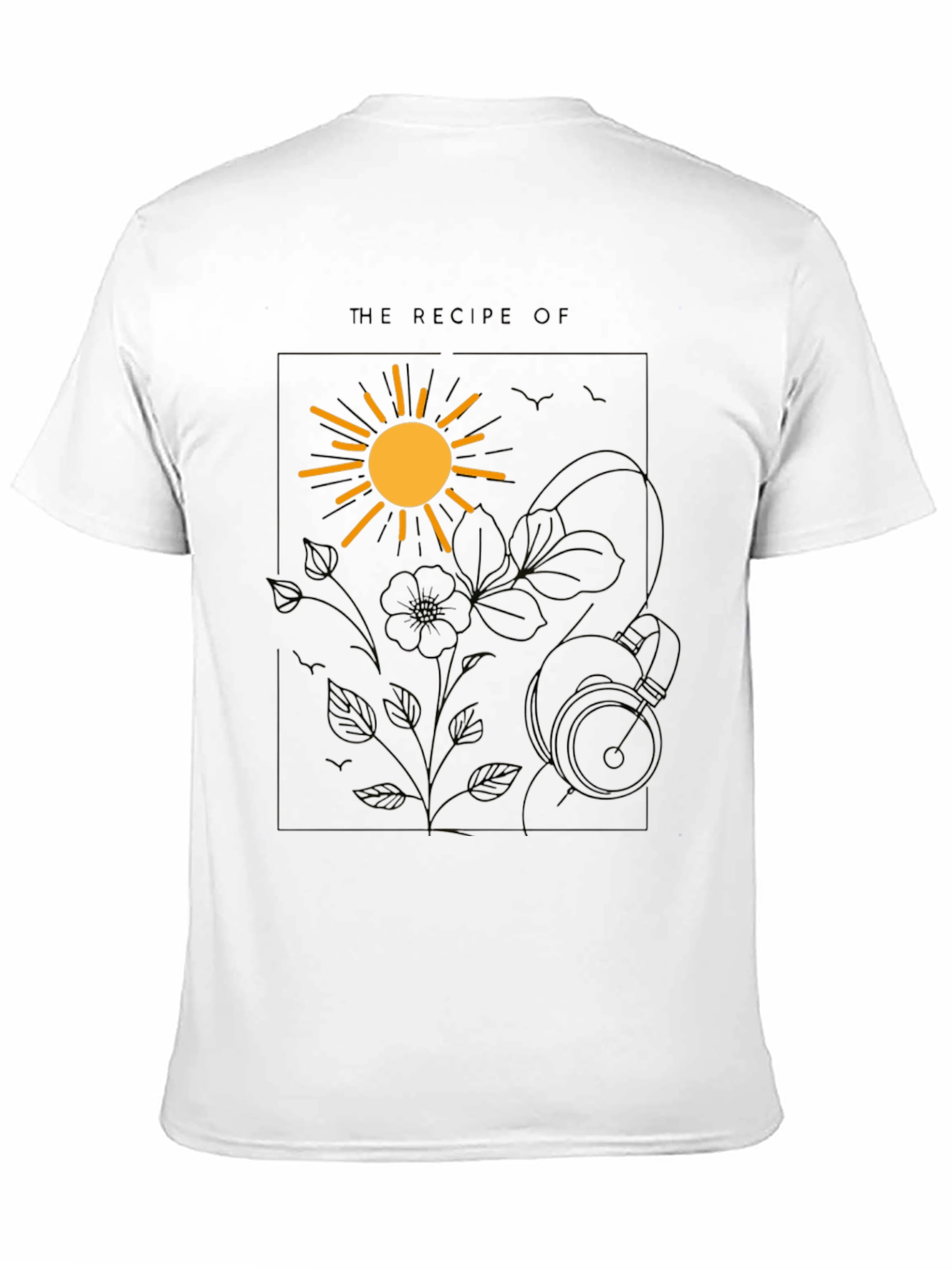 Recipe of Sunshine Graphic Tee - Black