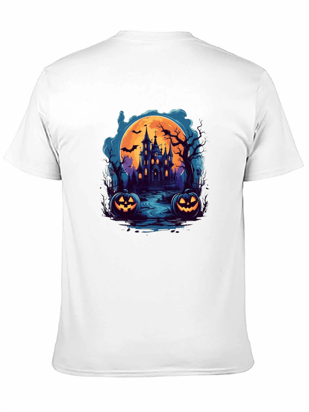 Spooky Halloween Haunted House T-Shirt