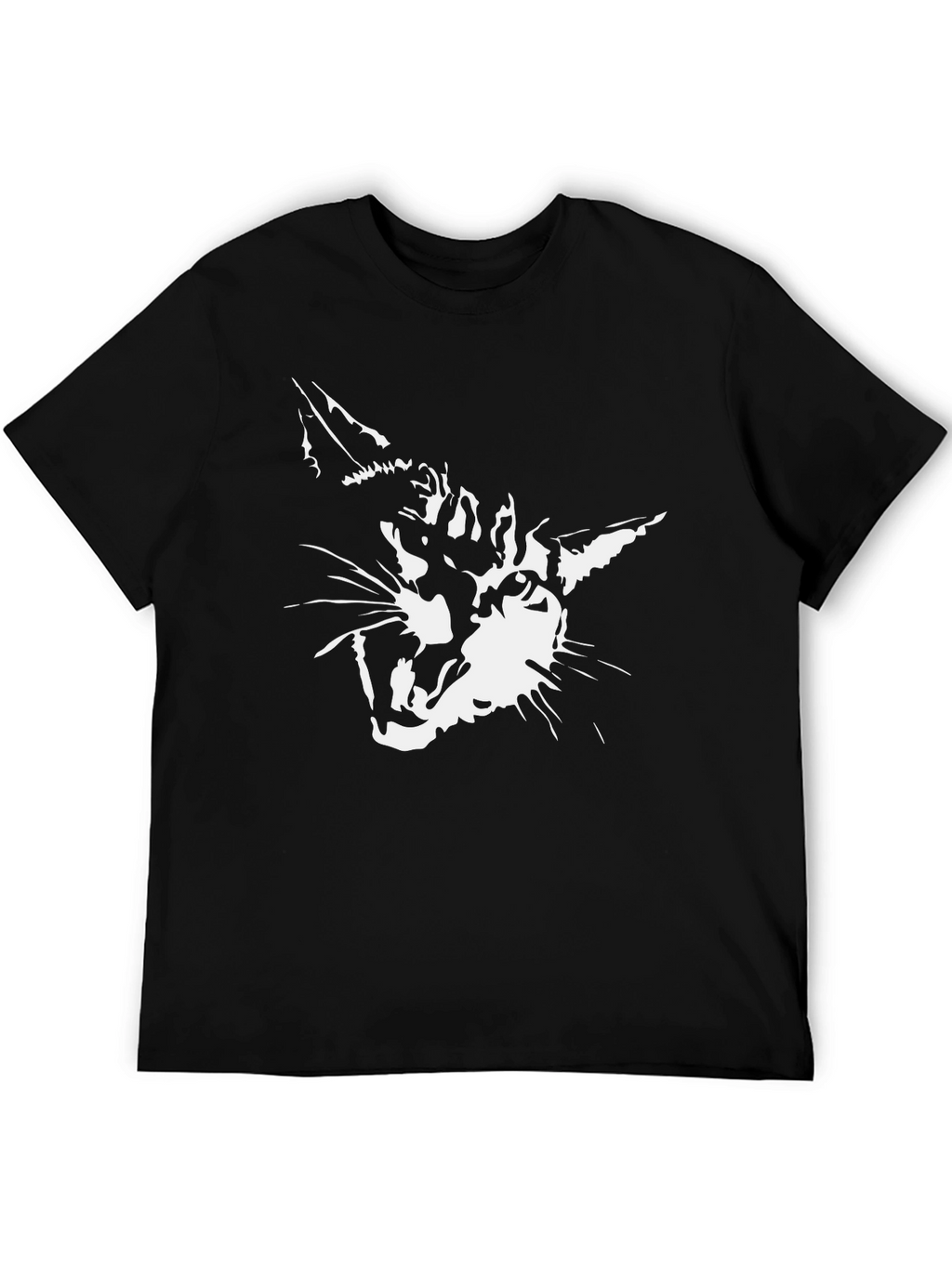 Black Cat Graphic Tee - Stylish Unisex T-Shirt