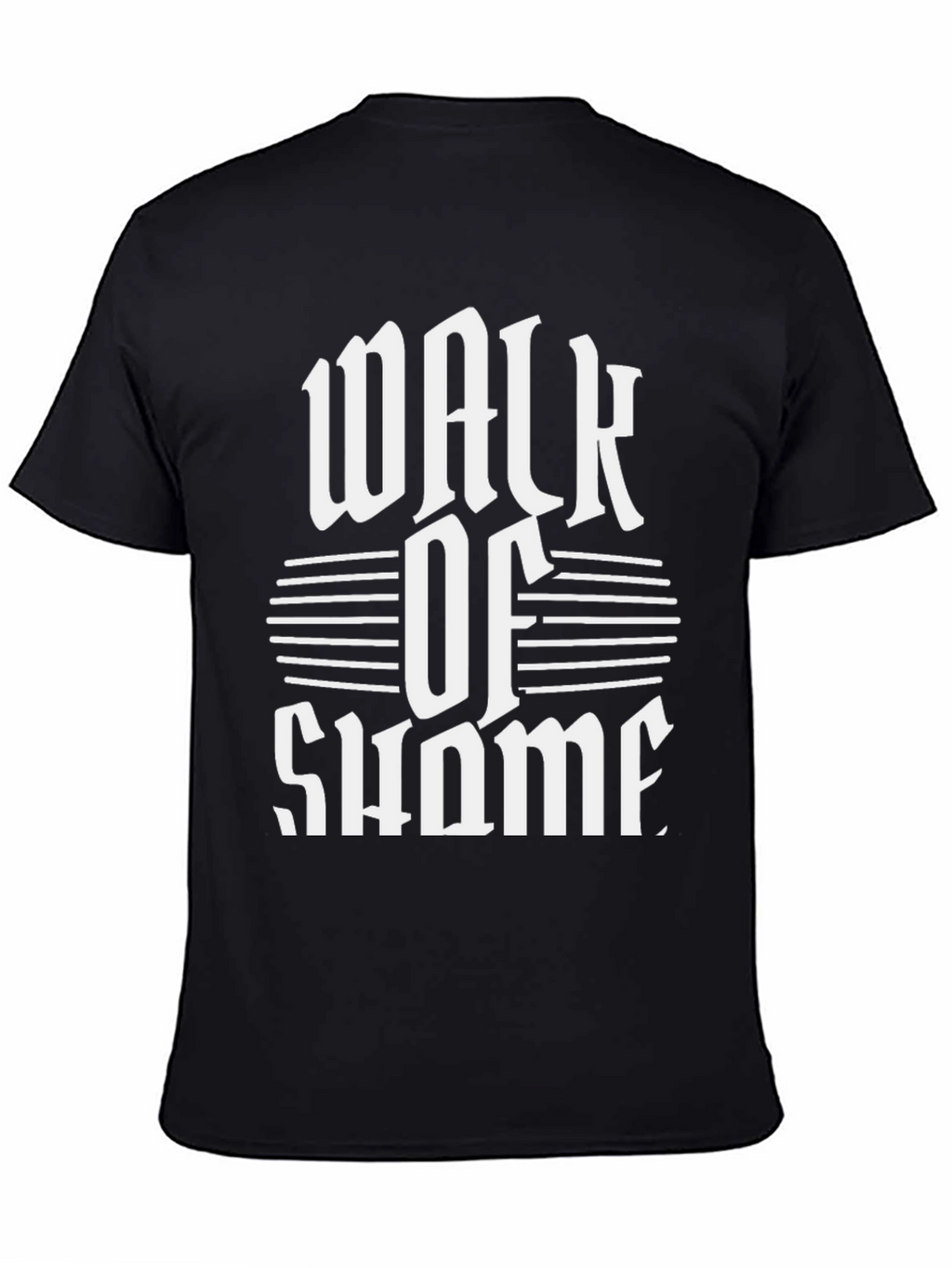 Walk of Shame Black Graphic T-Shirt