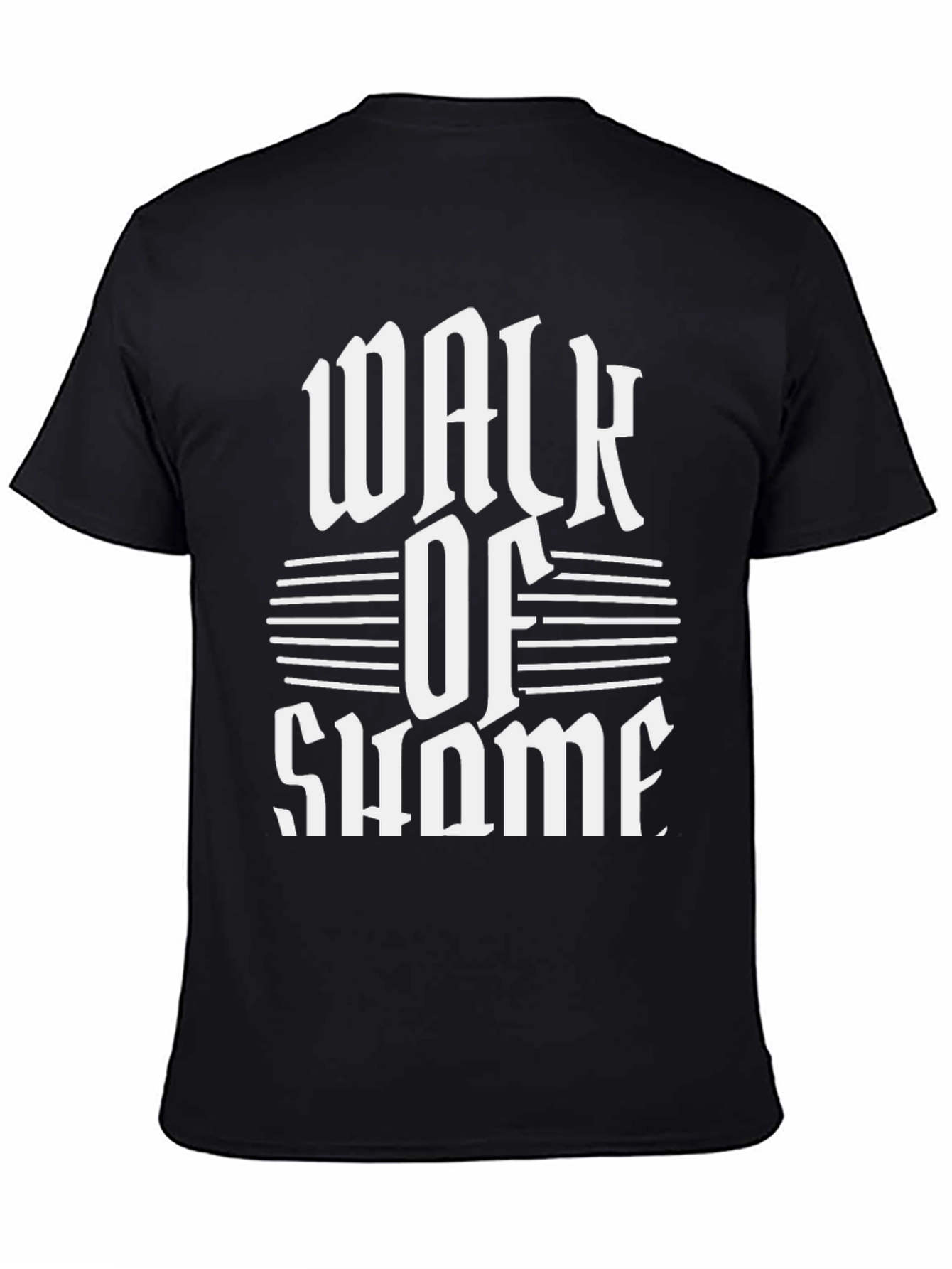 Walk of Shame Black Graphic T-Shirt