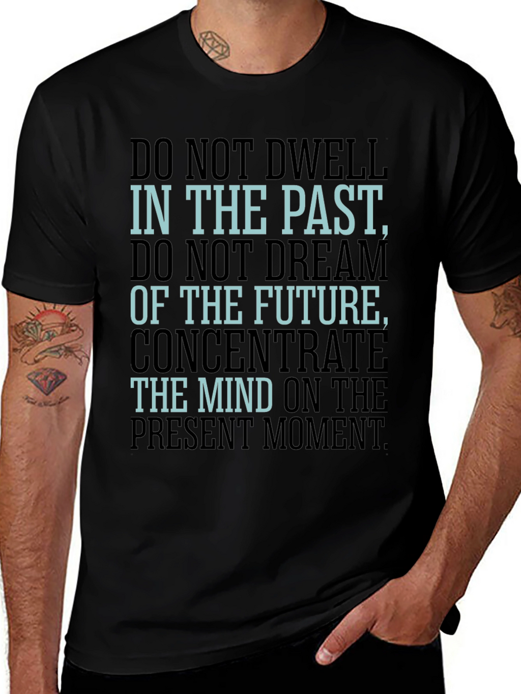 Mindful Living Tee: Present Moment Focus