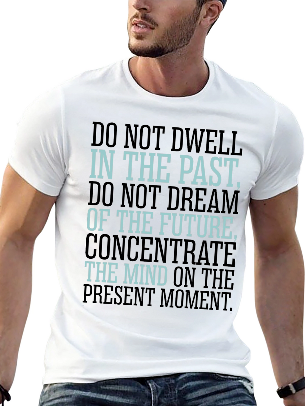 Mindful Living Tee: Present Moment Focus