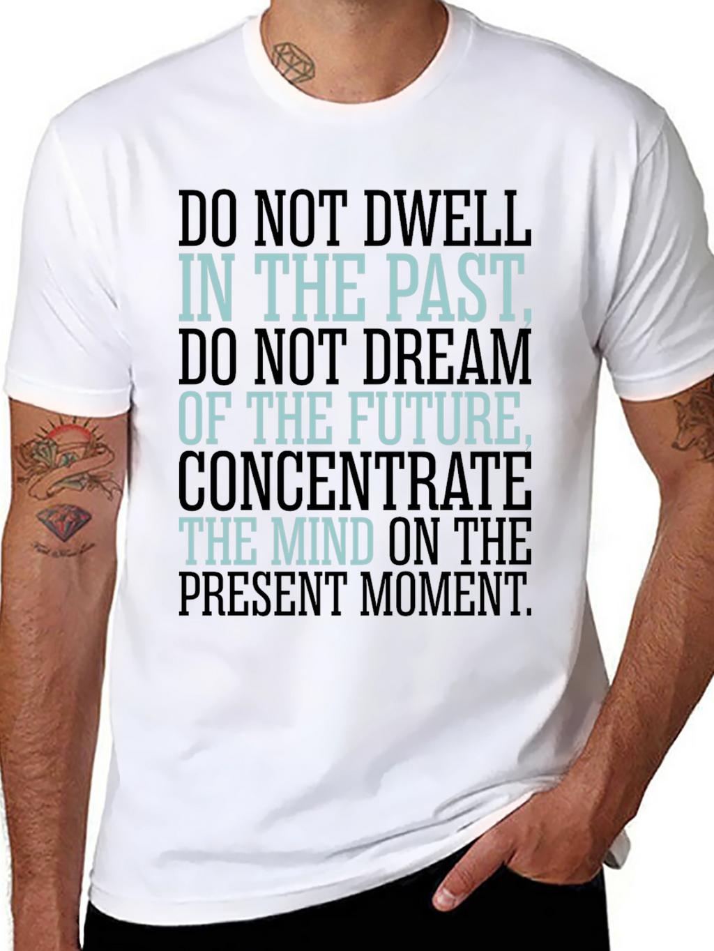 Mindful Living Tee: Present Moment Focus