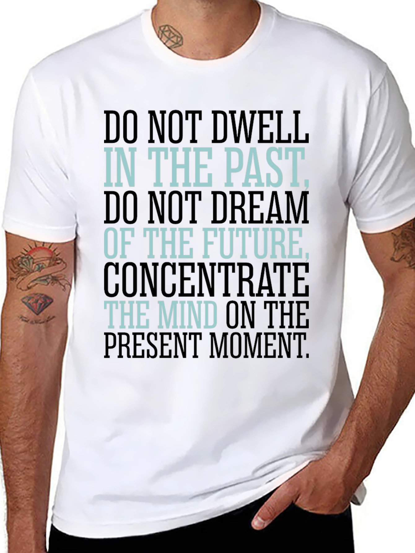 Mindful Living Tee: Present Moment Focus