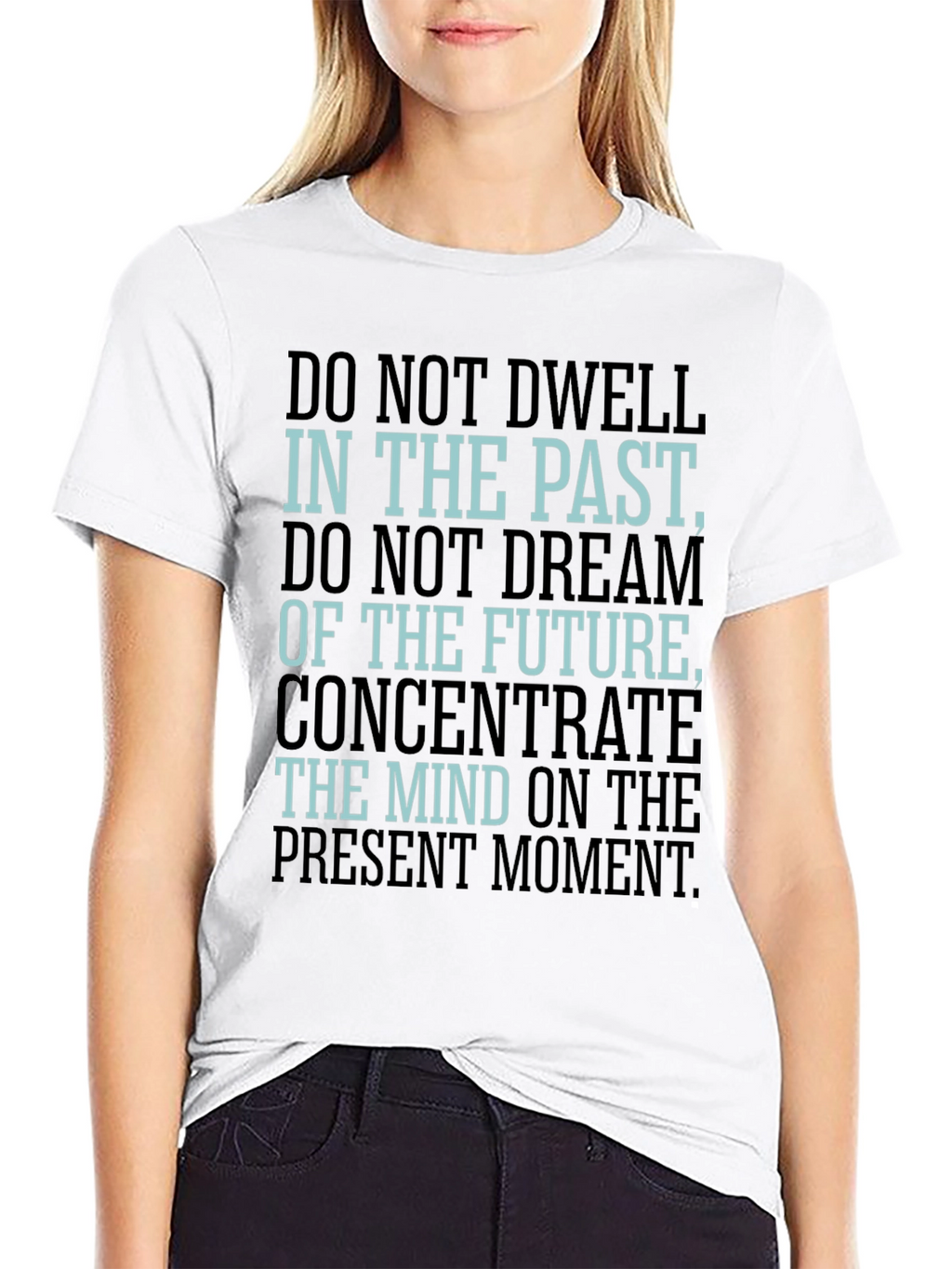 Mindful Living Tee: Present Moment Focus