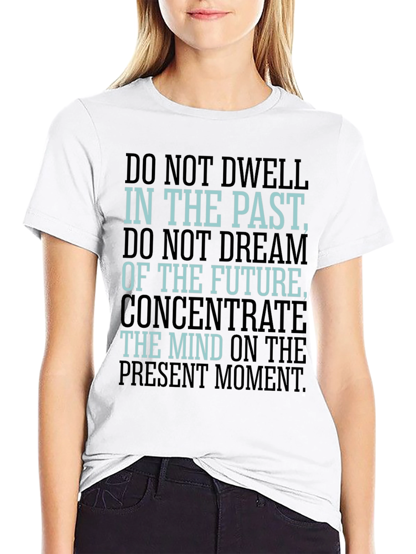 Mindful Living Tee: Present Moment Focus