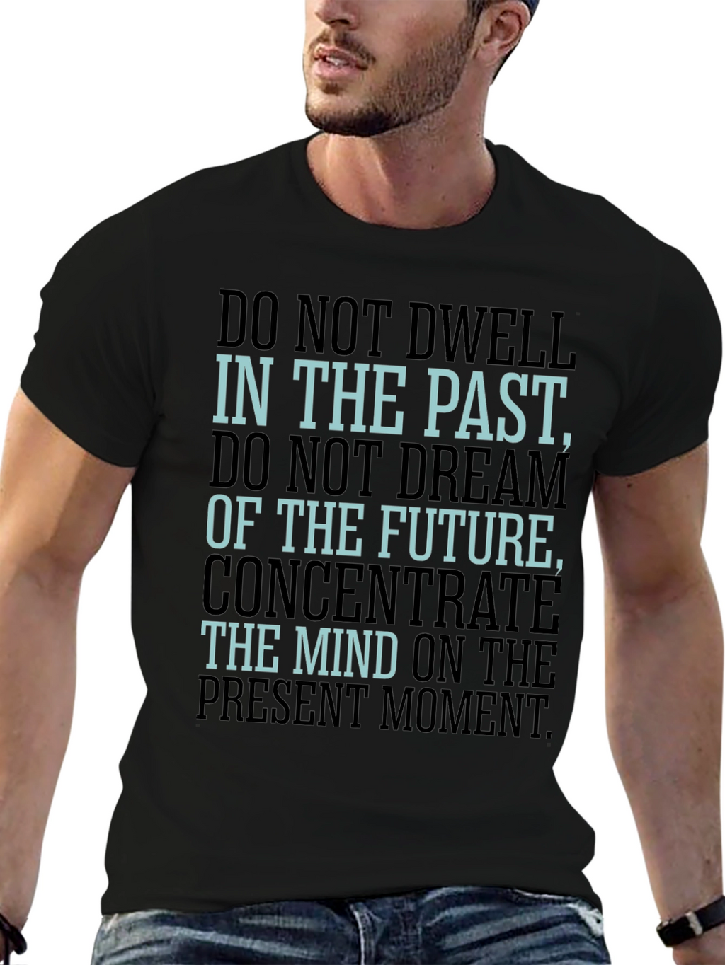 Mindful Living Tee: Present Moment Focus
