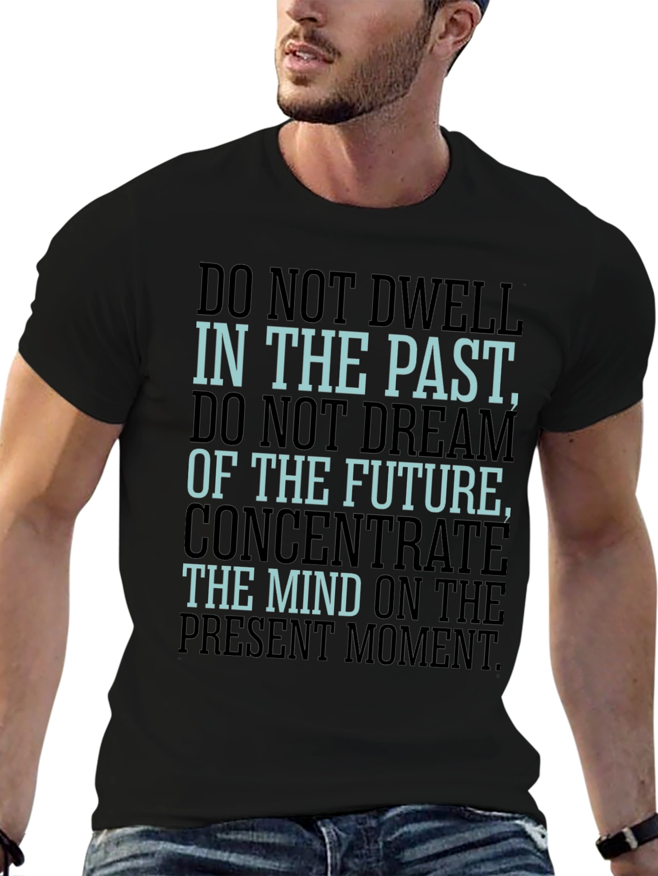 Mindful Living Tee: Present Moment Focus