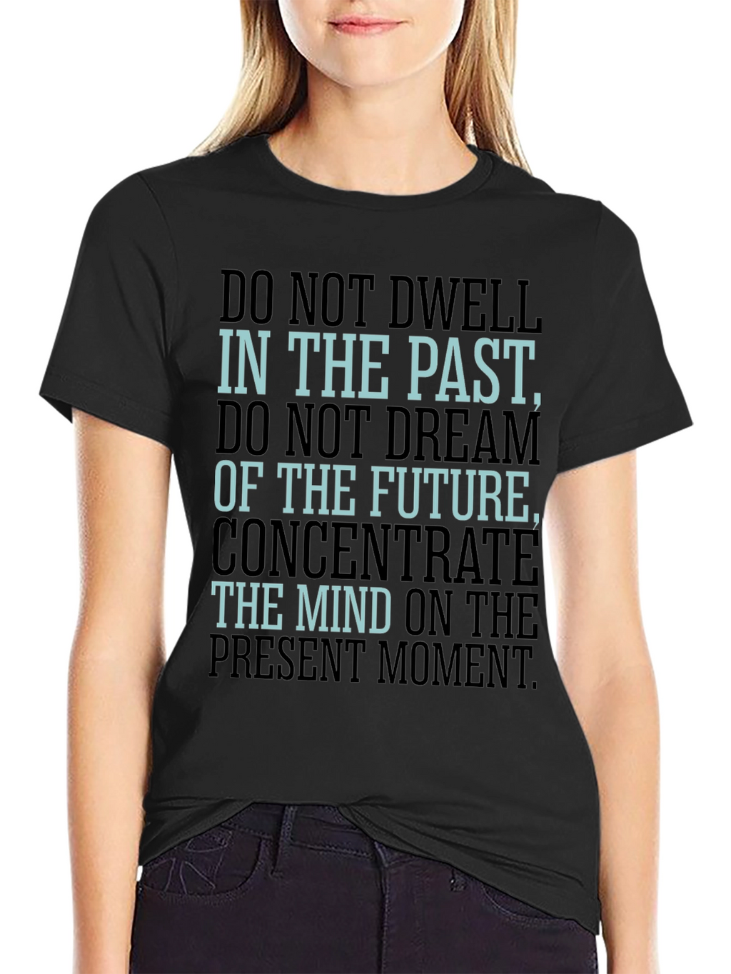 Mindful Living Tee: Present Moment Focus