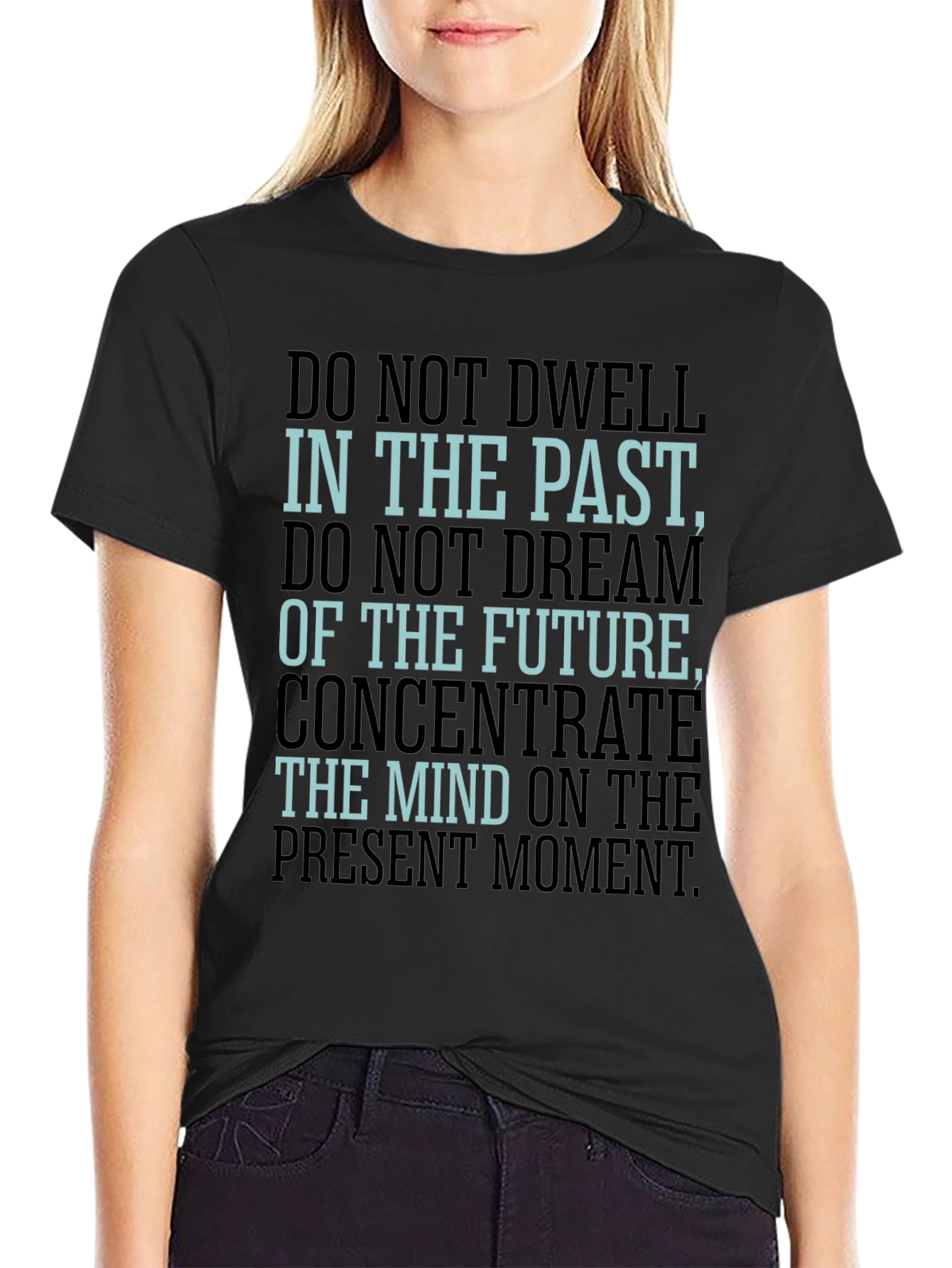 Mindful Living Tee: Present Moment Focus