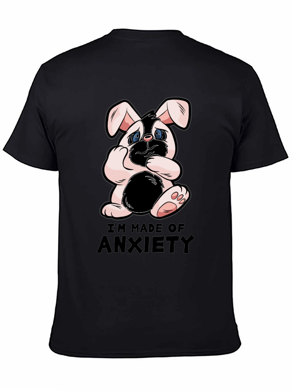 Anxiety Bunny Graphic T-Shirt