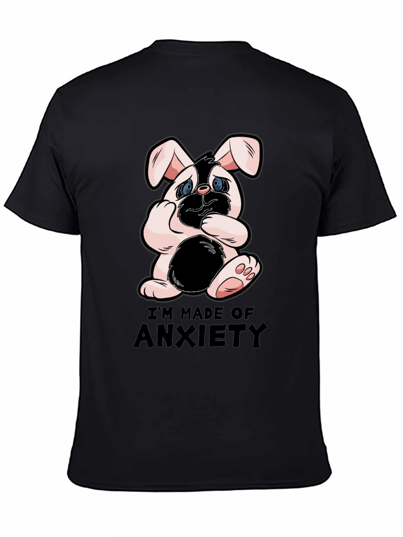 Anxiety Bunny Graphic T-Shirt
