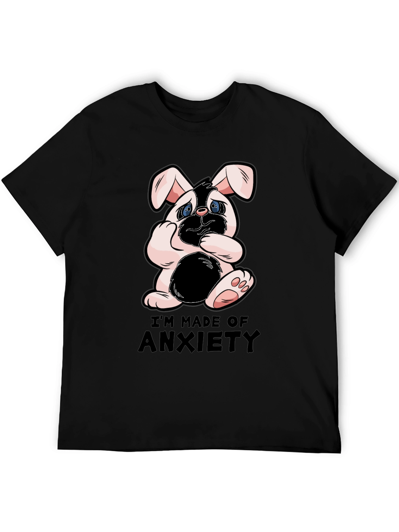 Anxiety Bunny Graphic T-Shirt