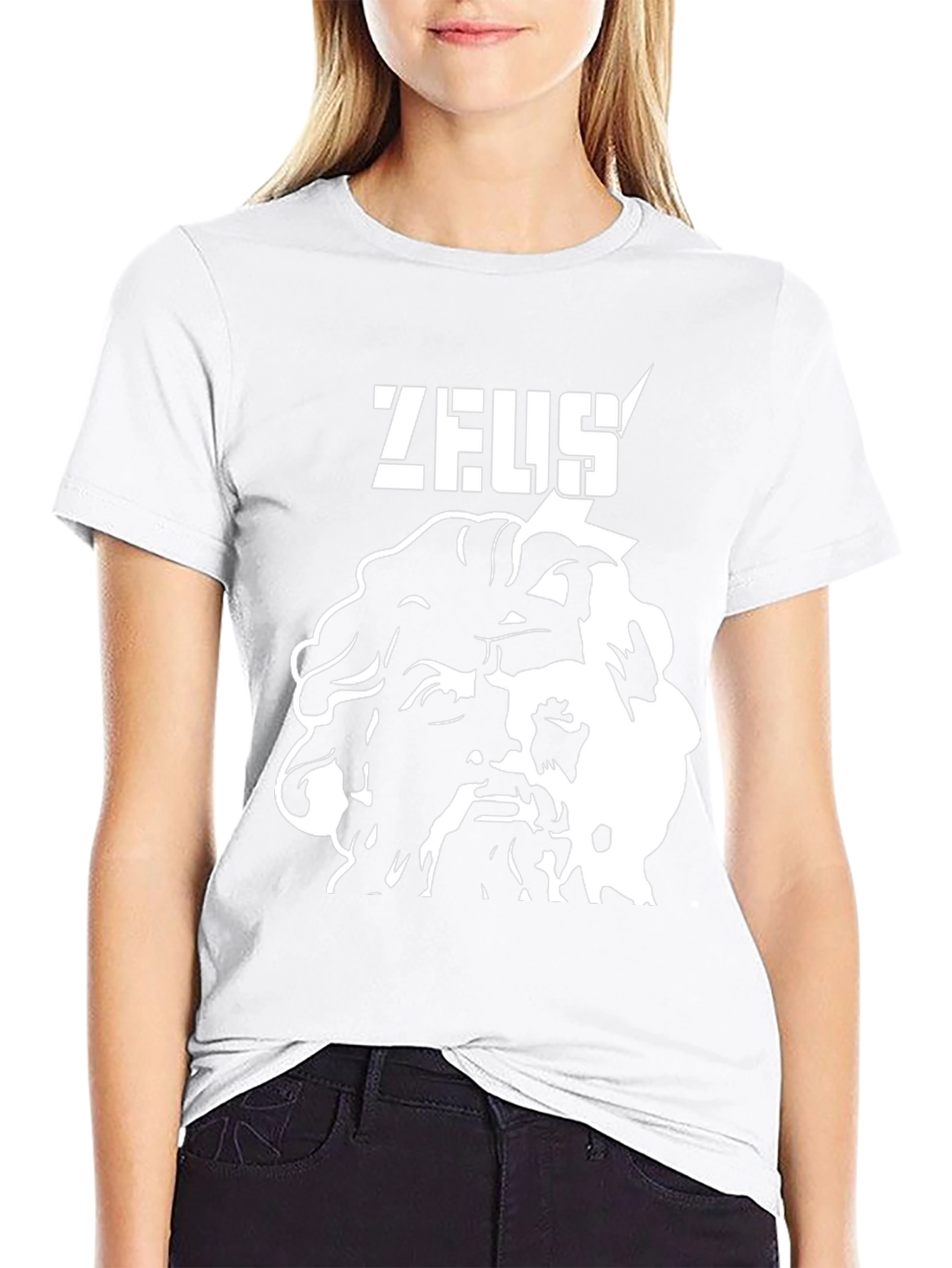 Zeus Graphic Print Black T-Shirt