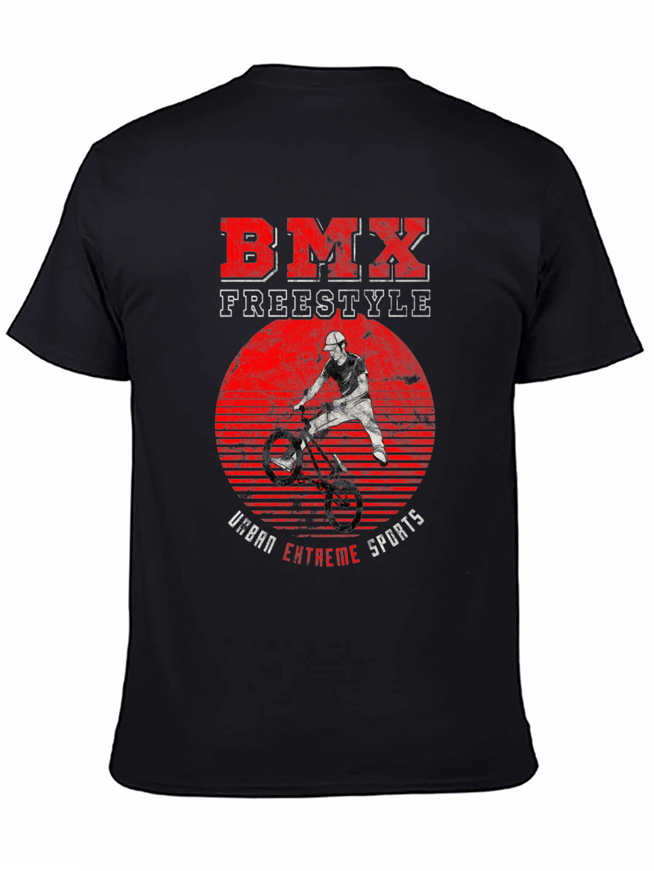 BMX Freestyle Urban Extreme Sports Graphic T-Shirt