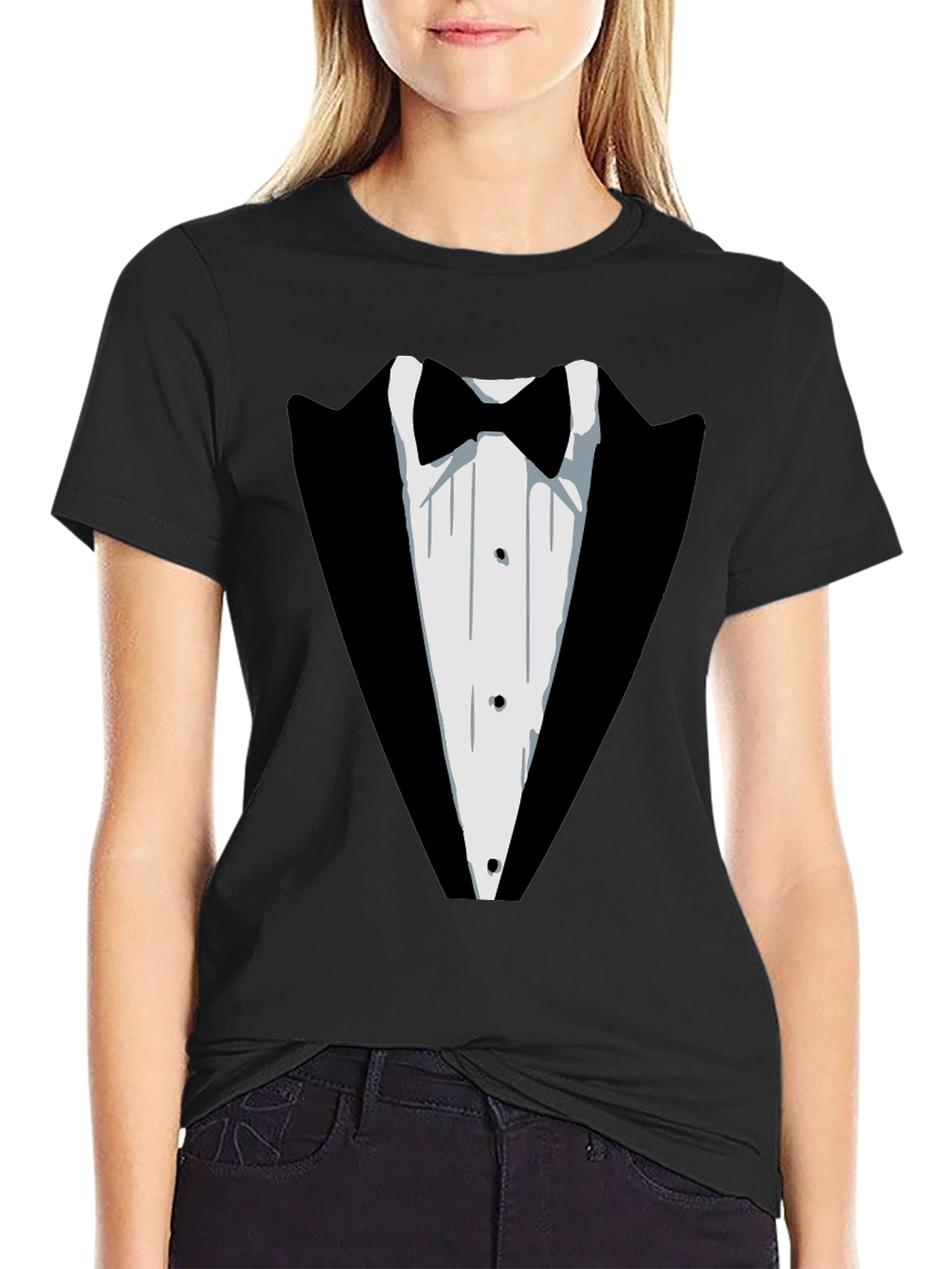 Tuxedo Graphic T-Shirt - Novelty Formal Wear Tee
