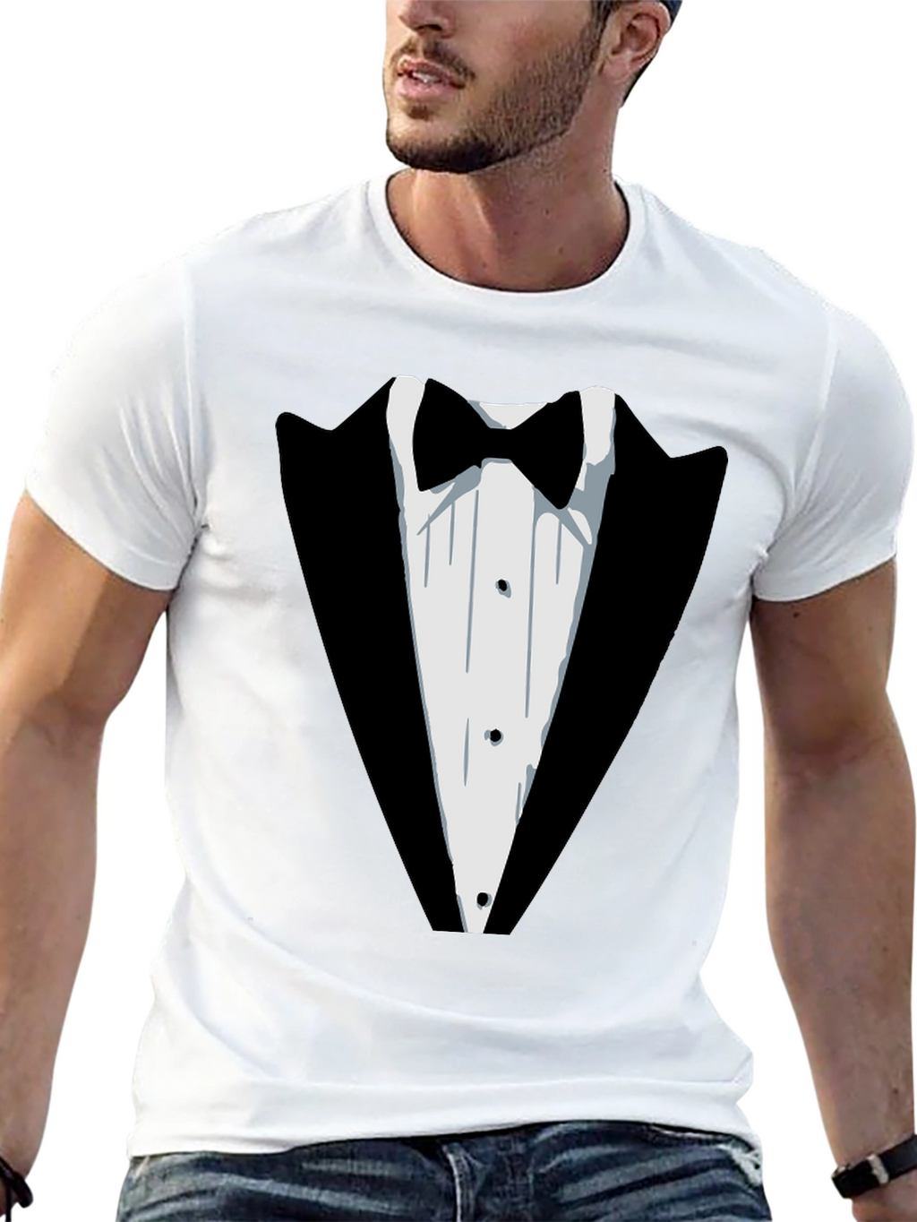 Tuxedo Graphic T-Shirt - Novelty Formal Wear Tee