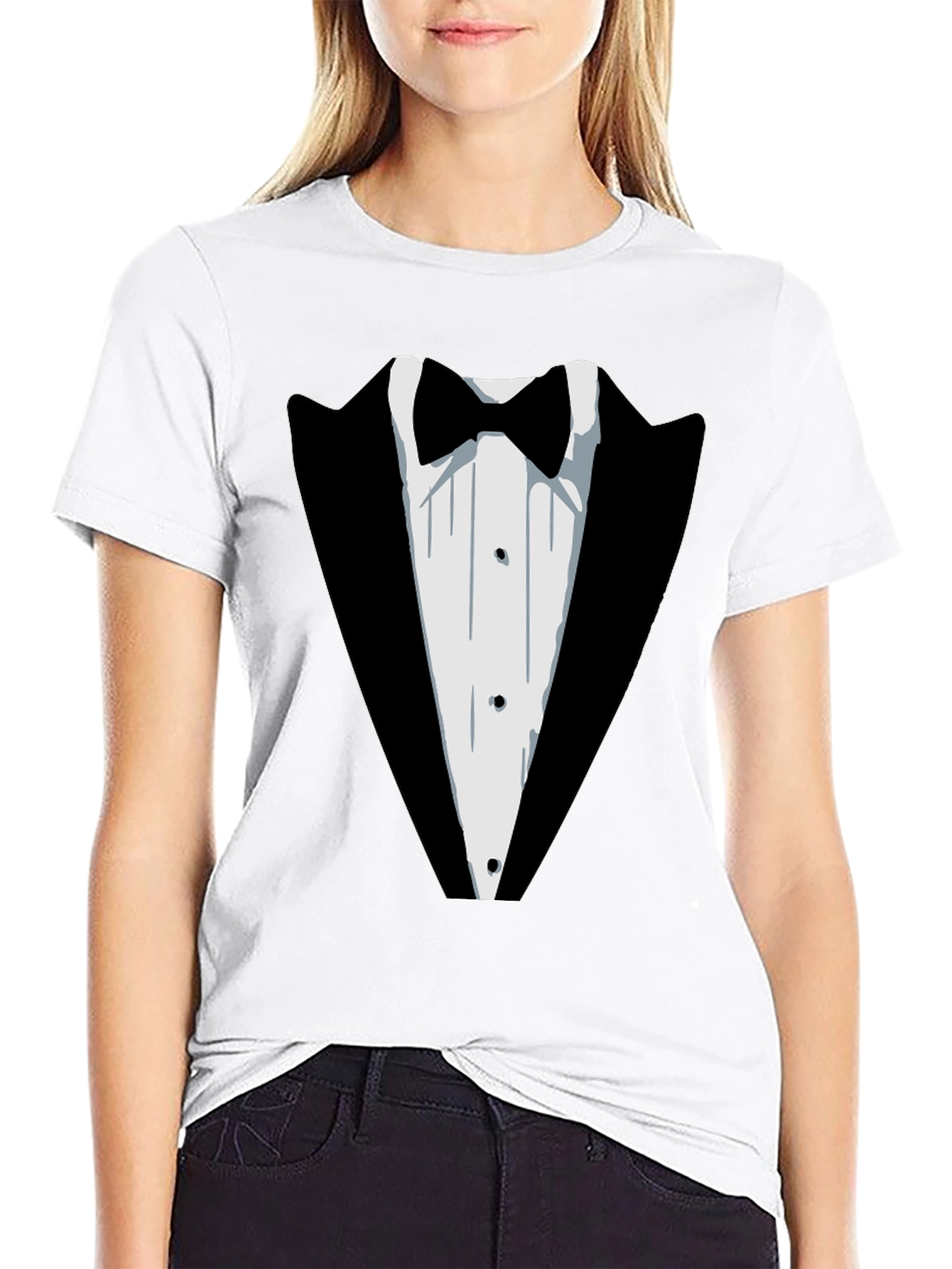 Tuxedo Graphic T-Shirt - Novelty Formal Wear Tee