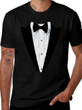 Tuxedo Graphic T-Shirt - Novelty Formal Wear Tee