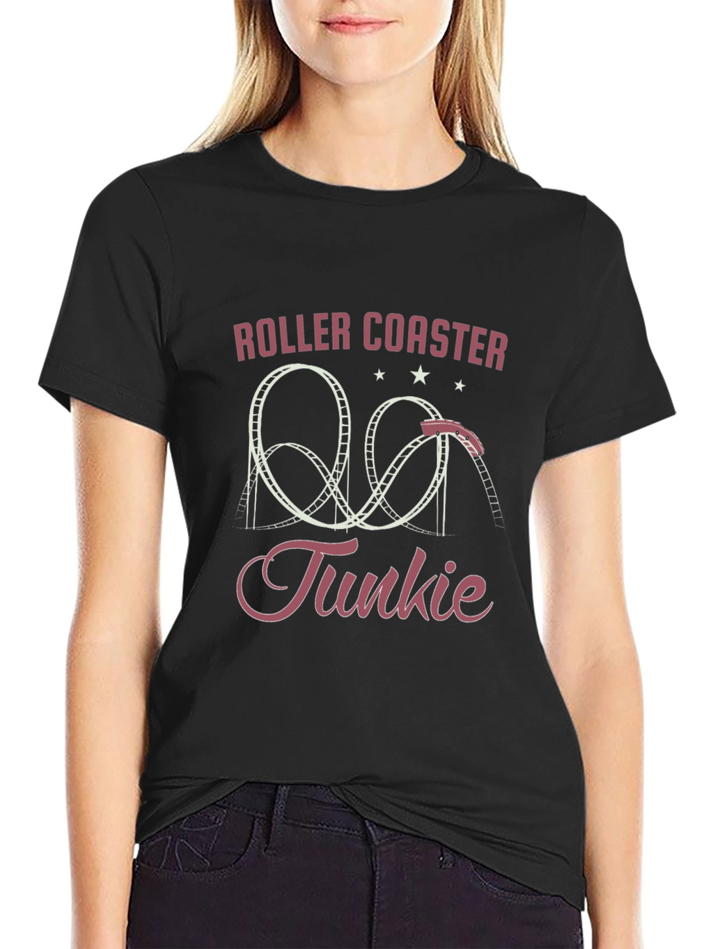 Roller Coaster Tunkie Graphic T-Shirt