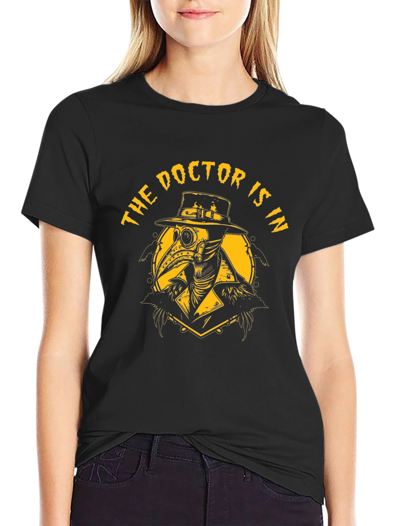 Plague Doctor T-Shirt - The Doctor Is In