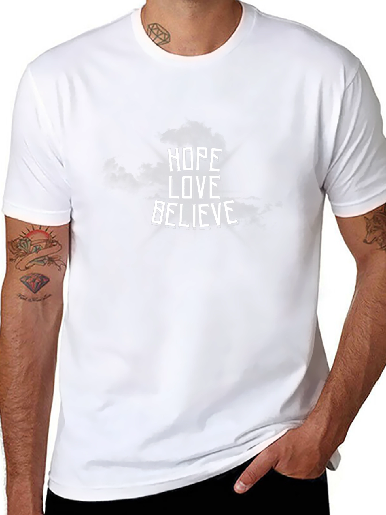Hope Love Believe Graphic Tee