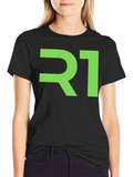 Modern R1 Graphic Tee - Black Cotton Blend