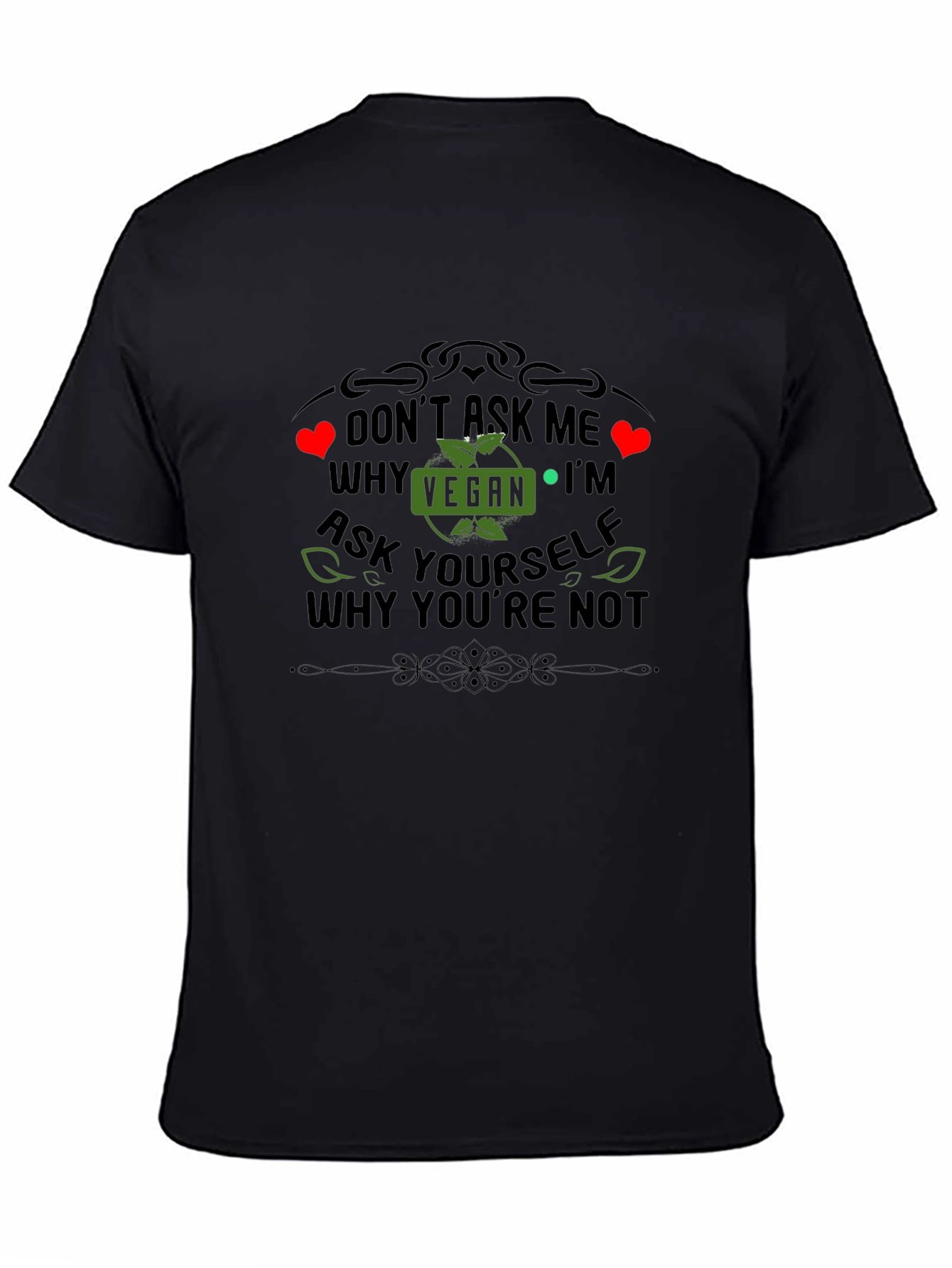 Vegan Statement T-Shirt - Ask Yourself Why Youre Not