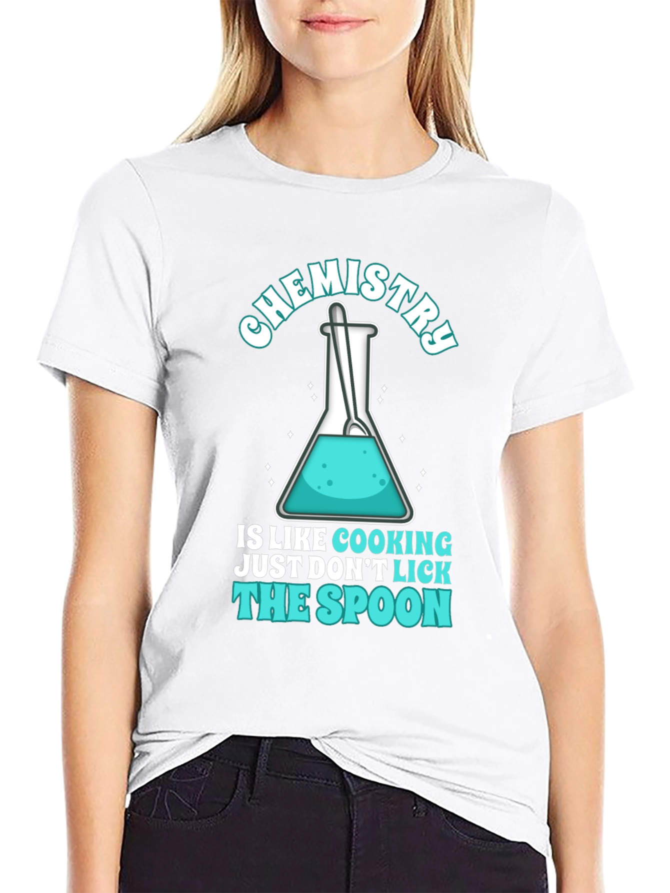 Chemistry Cooking T-Shirt - Dont Lick The Spoon