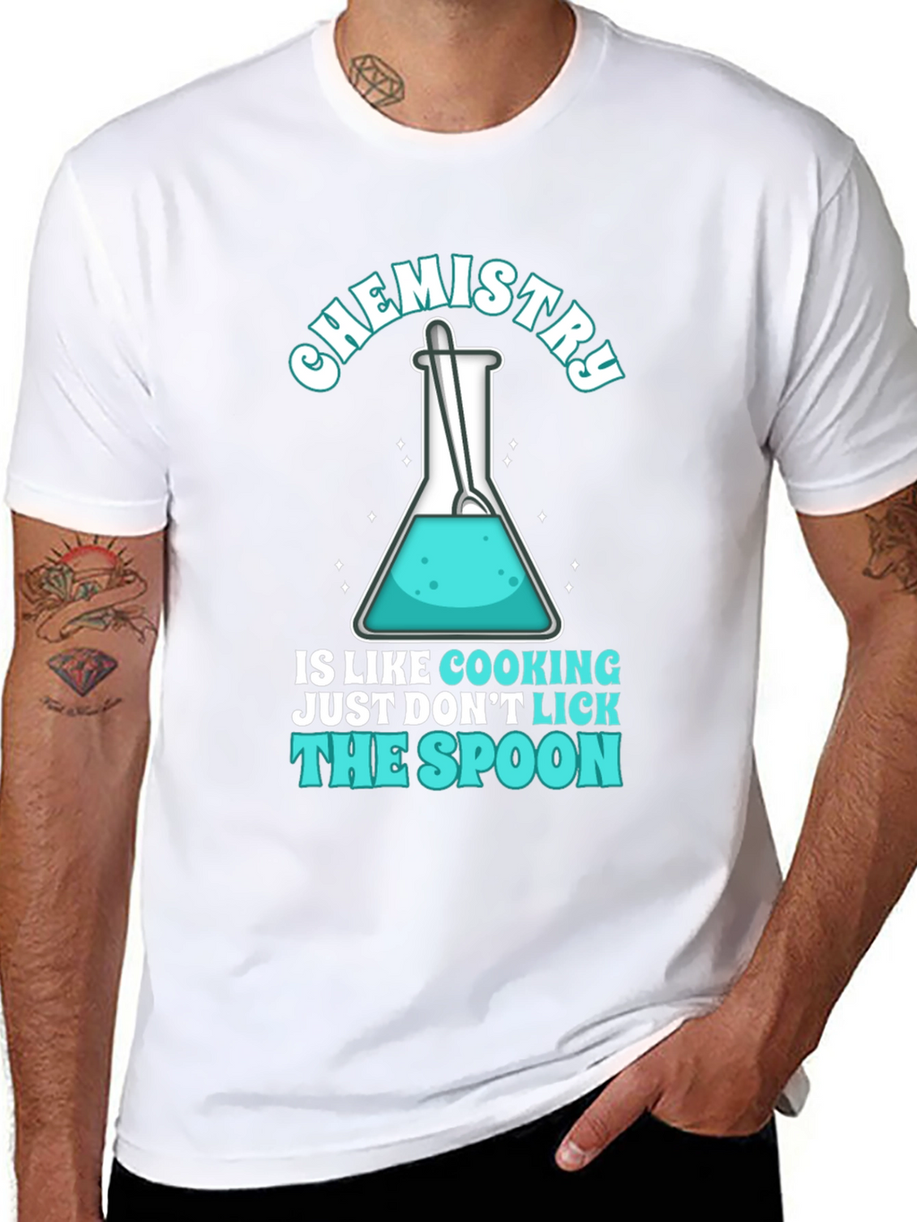 Chemistry Cooking T-Shirt - Dont Lick The Spoon