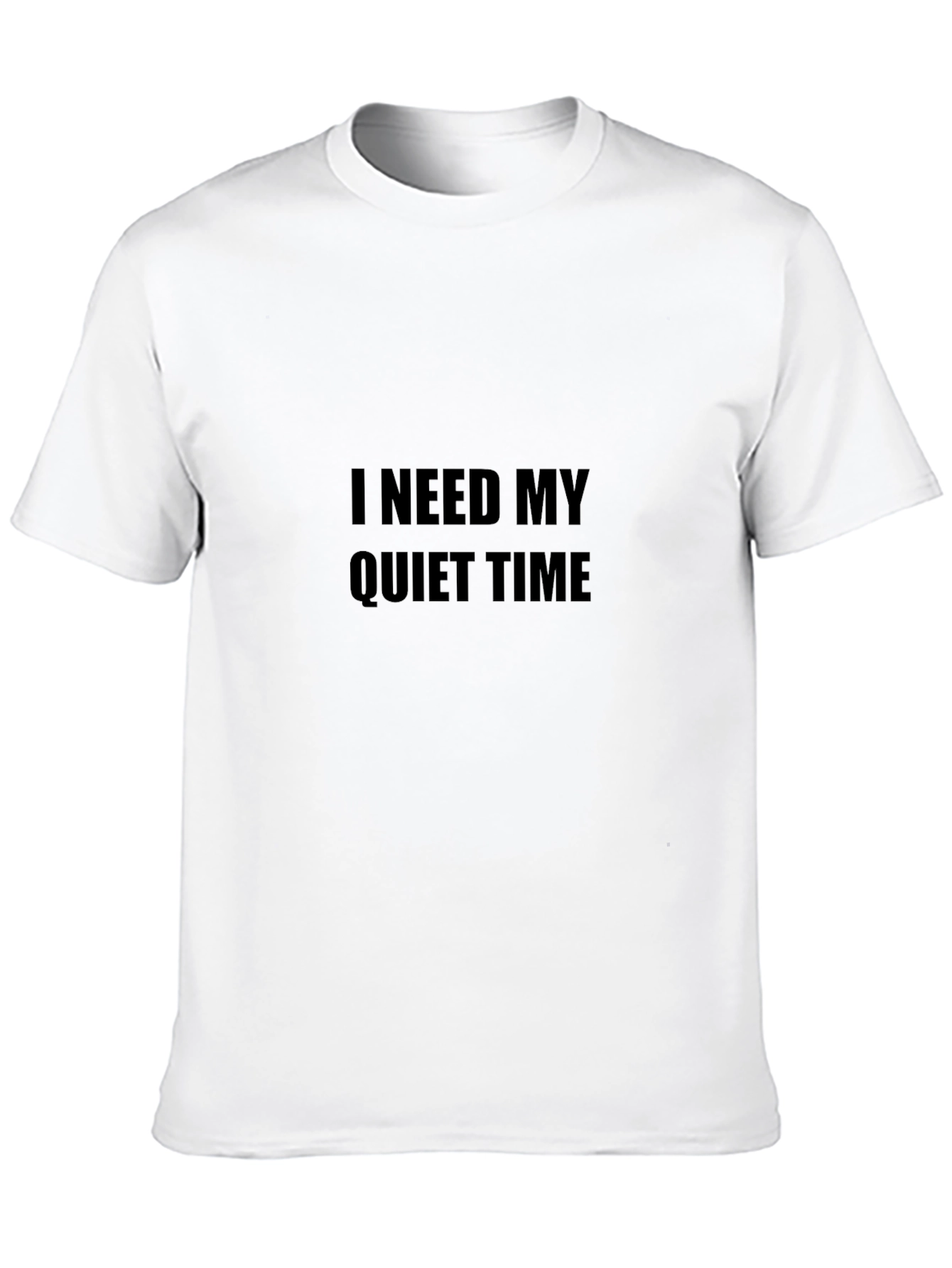 Quiet Time Black T-Shirt