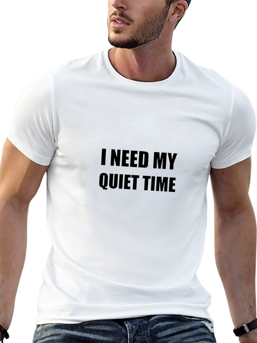 Quiet Time Black T-Shirt