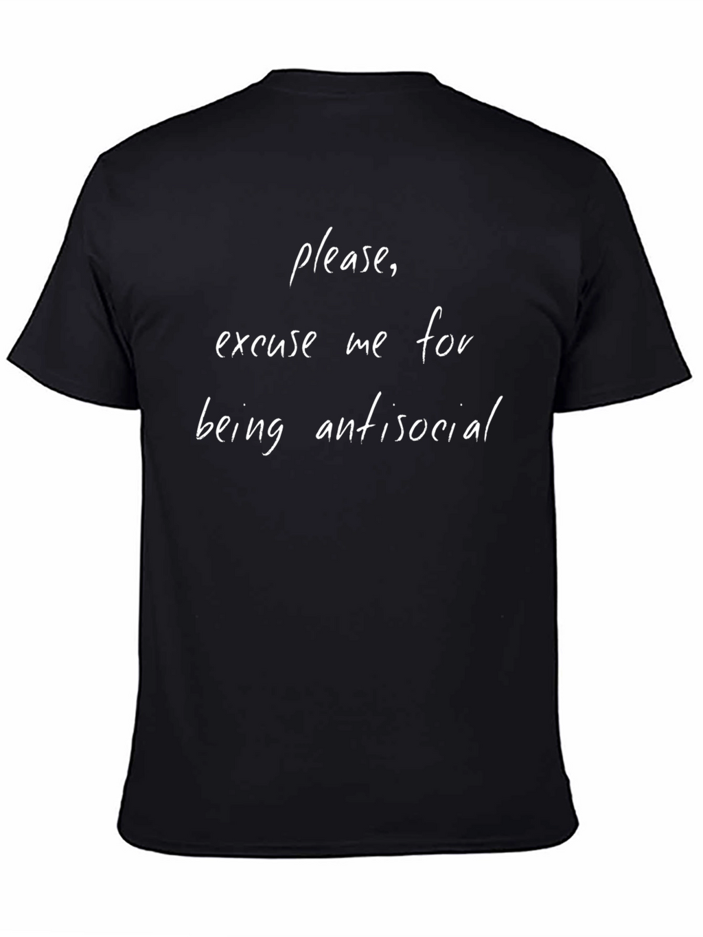 Antisocial Graphic Tee - Black