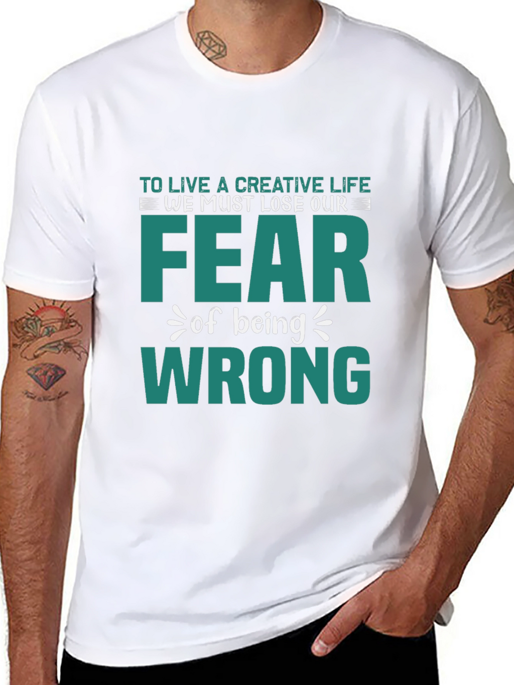 Creative Life Fearless T-Shirt - Motivational Graphic Tee