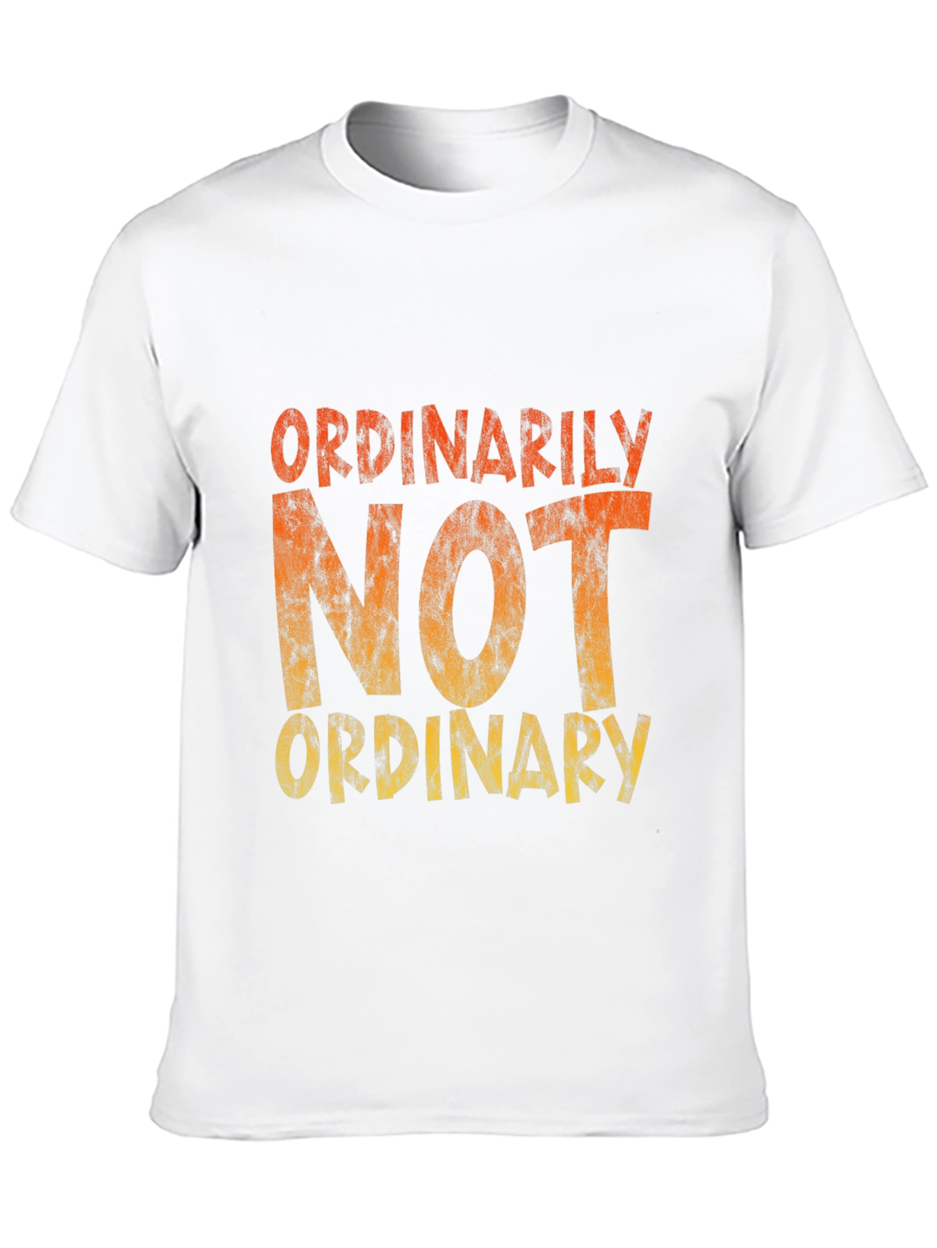 Not Ordinary Graphic Tee - Mens Black T-Shirt