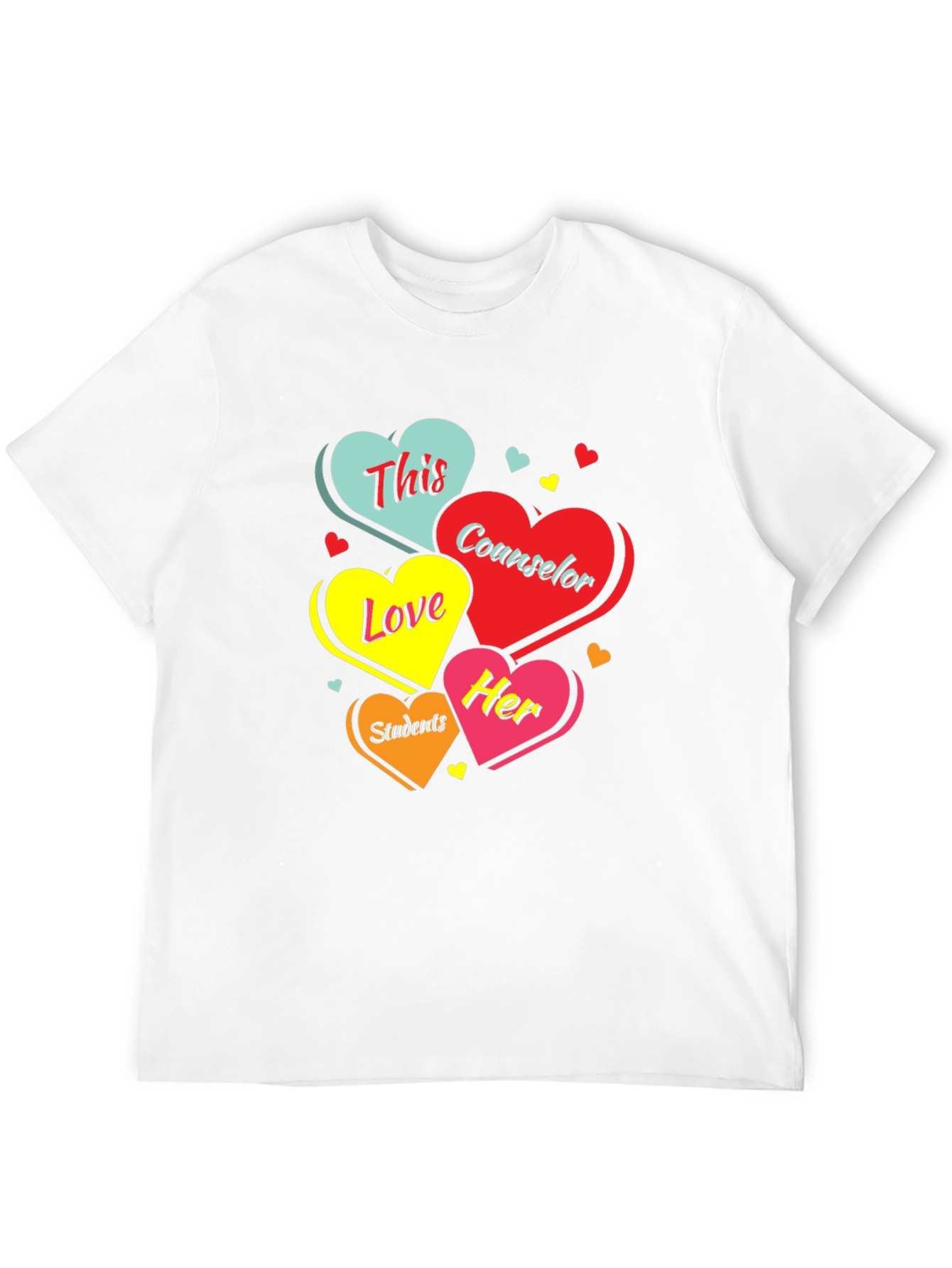 Counselor Love Students Graphic T-Shirt
