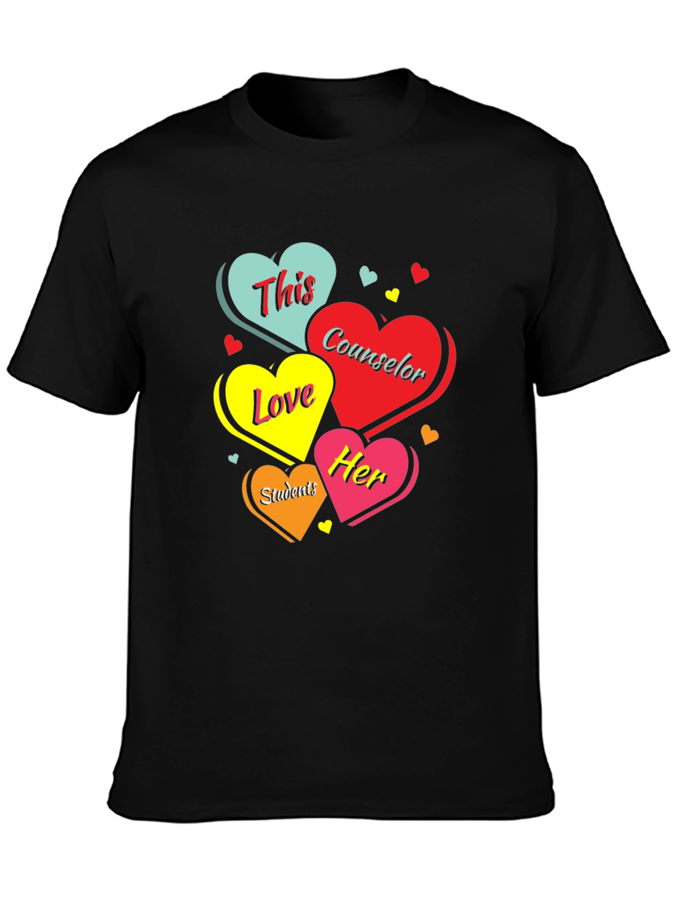 Counselor Love Students Graphic T-Shirt