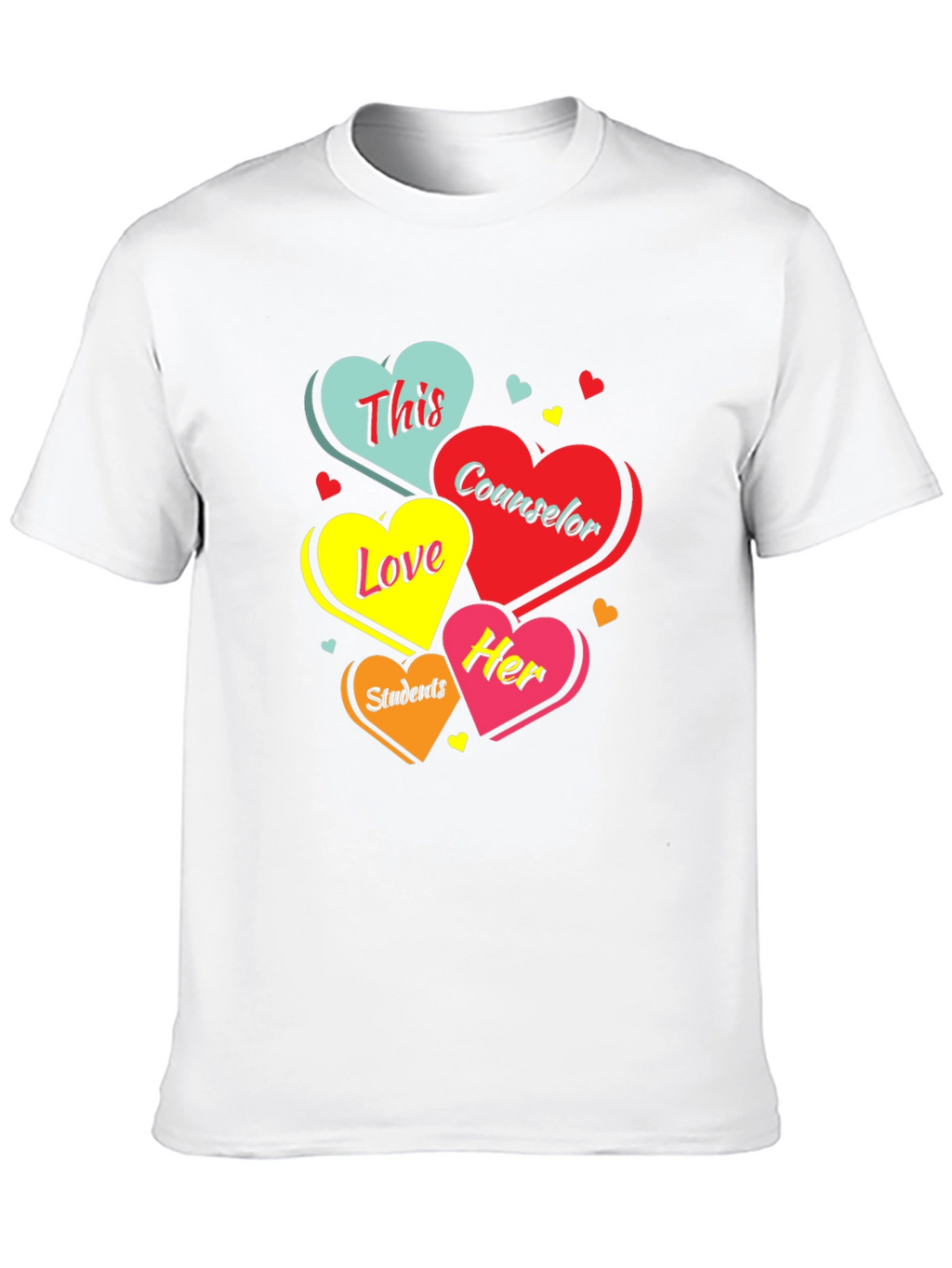 Counselor Love Students Graphic T-Shirt