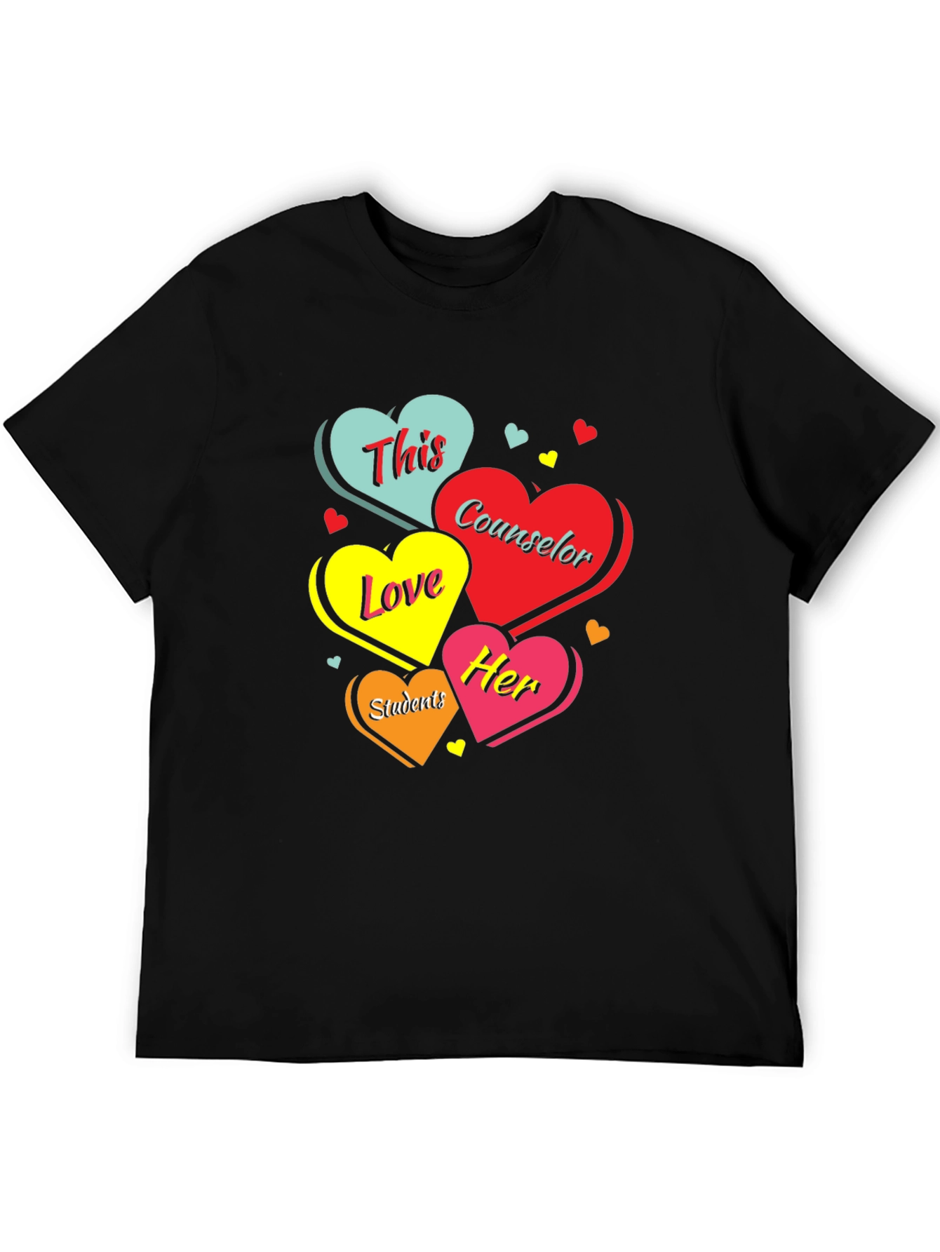 Counselor Love Students Graphic T-Shirt