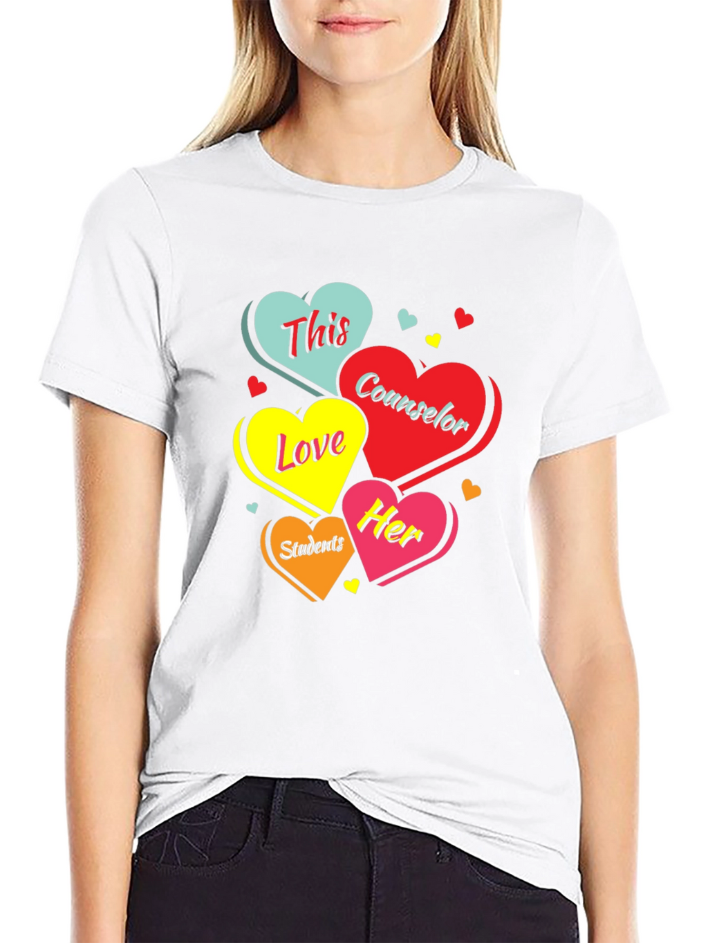 Counselor Love Students Graphic T-Shirt