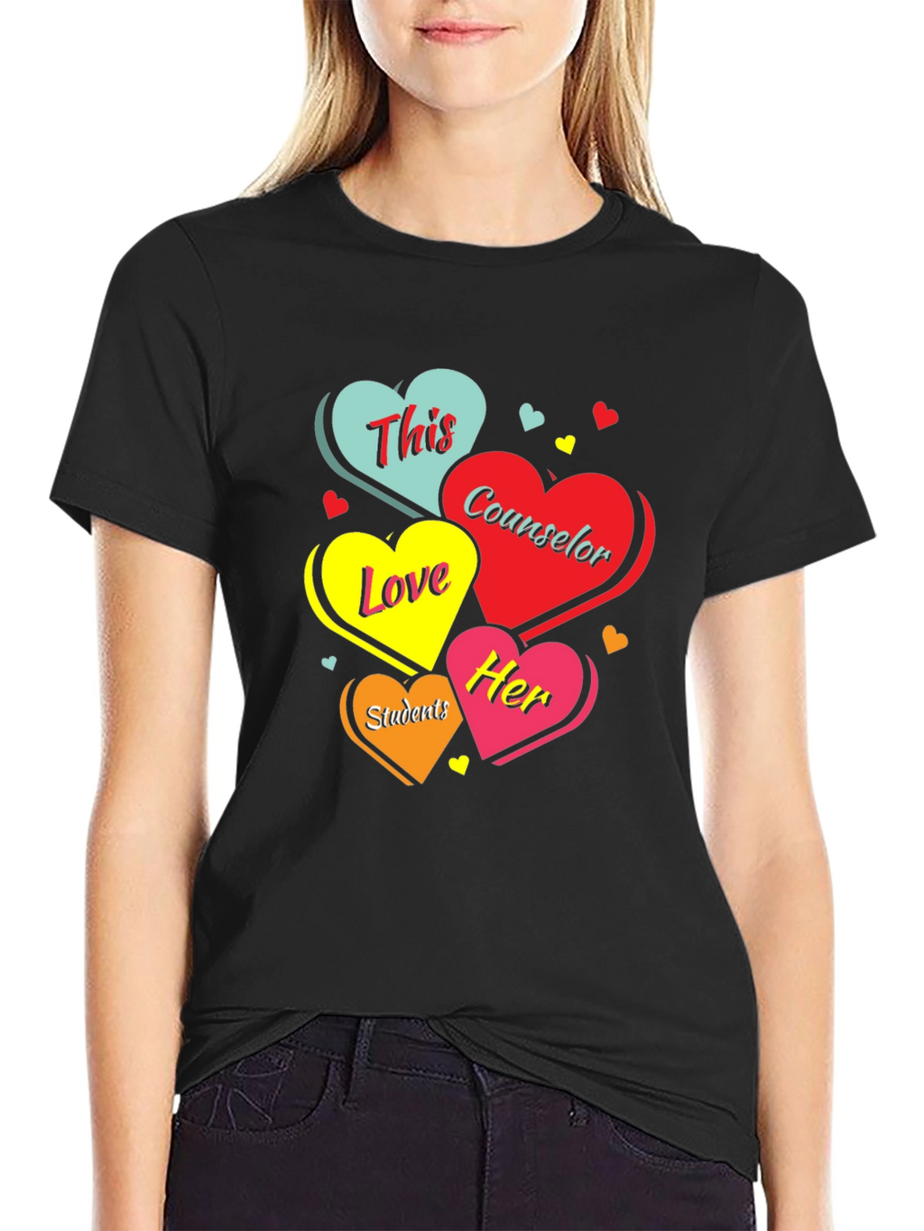Counselor Love Students Graphic T-Shirt