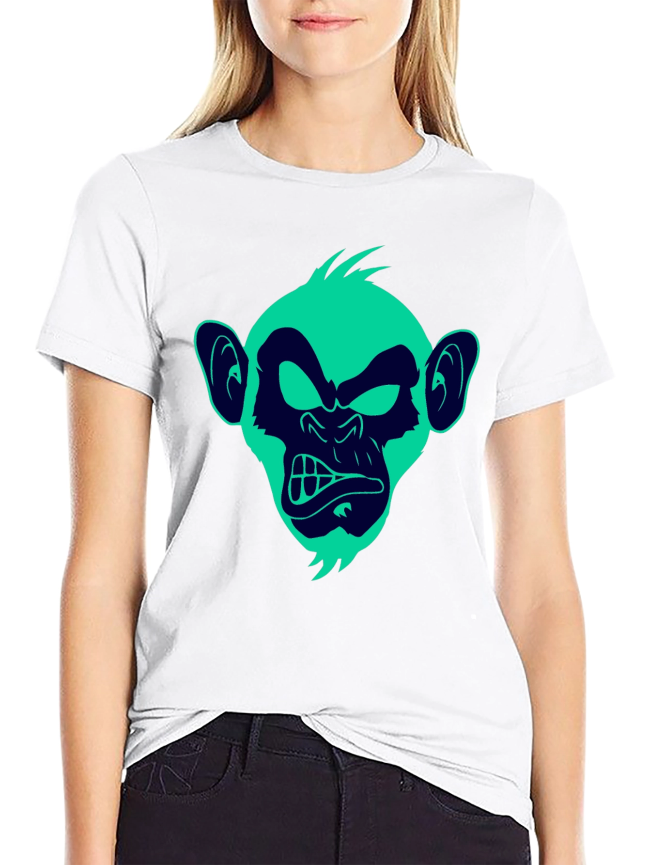 Monkey Graphic T-Shirt - Funky Ape Design